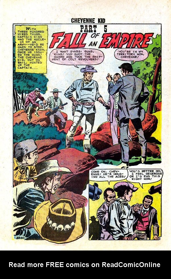 Read online Cheyenne Kid comic -  Issue #17 - 27
