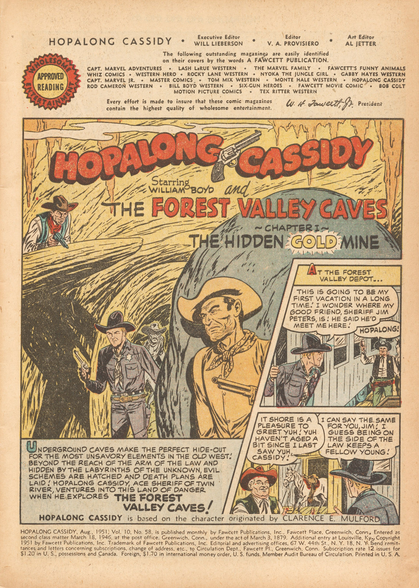 Read online Hopalong Cassidy comic -  Issue #58 - 3