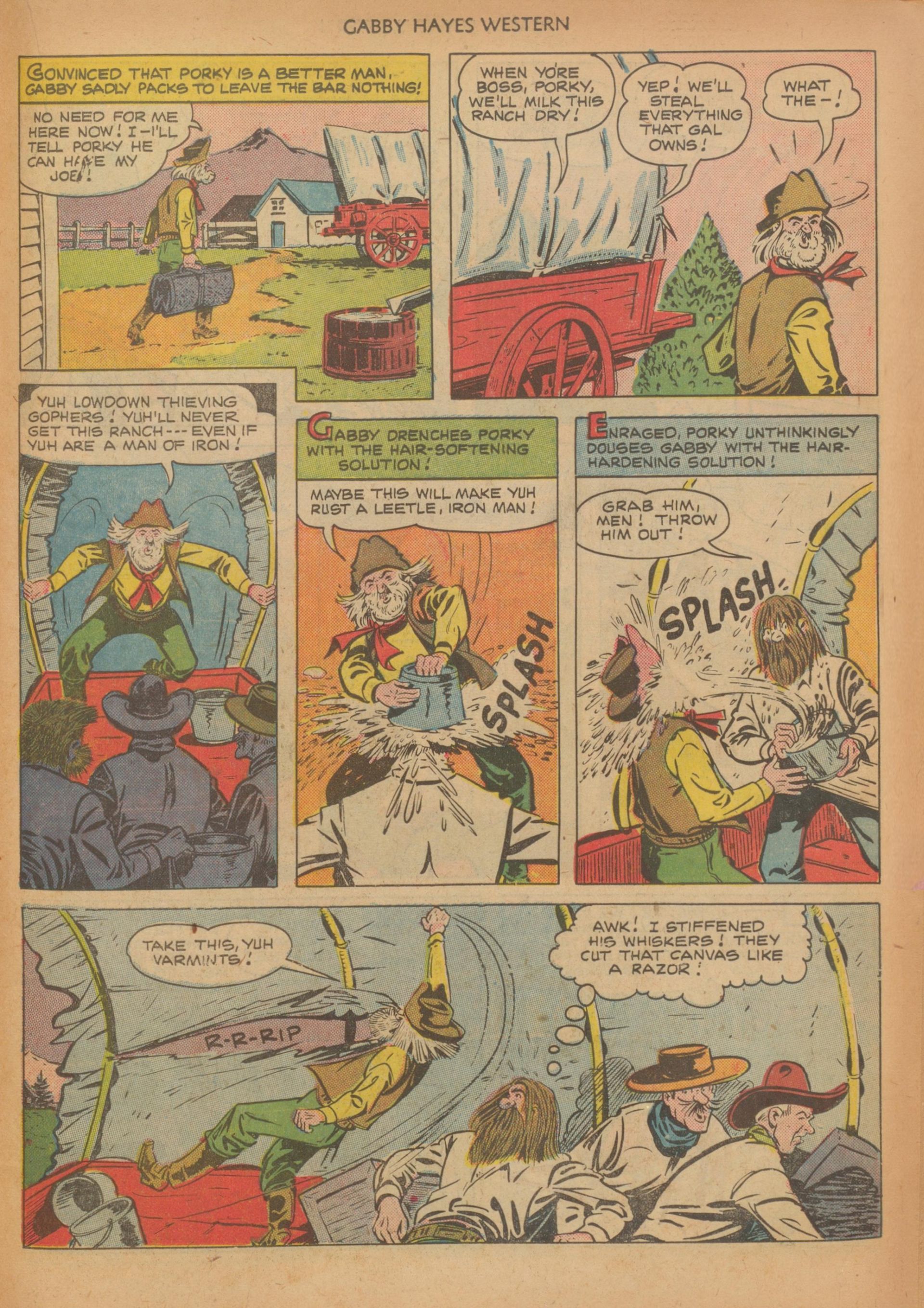 Read online Gabby Hayes Western comic -  Issue #29 - 35