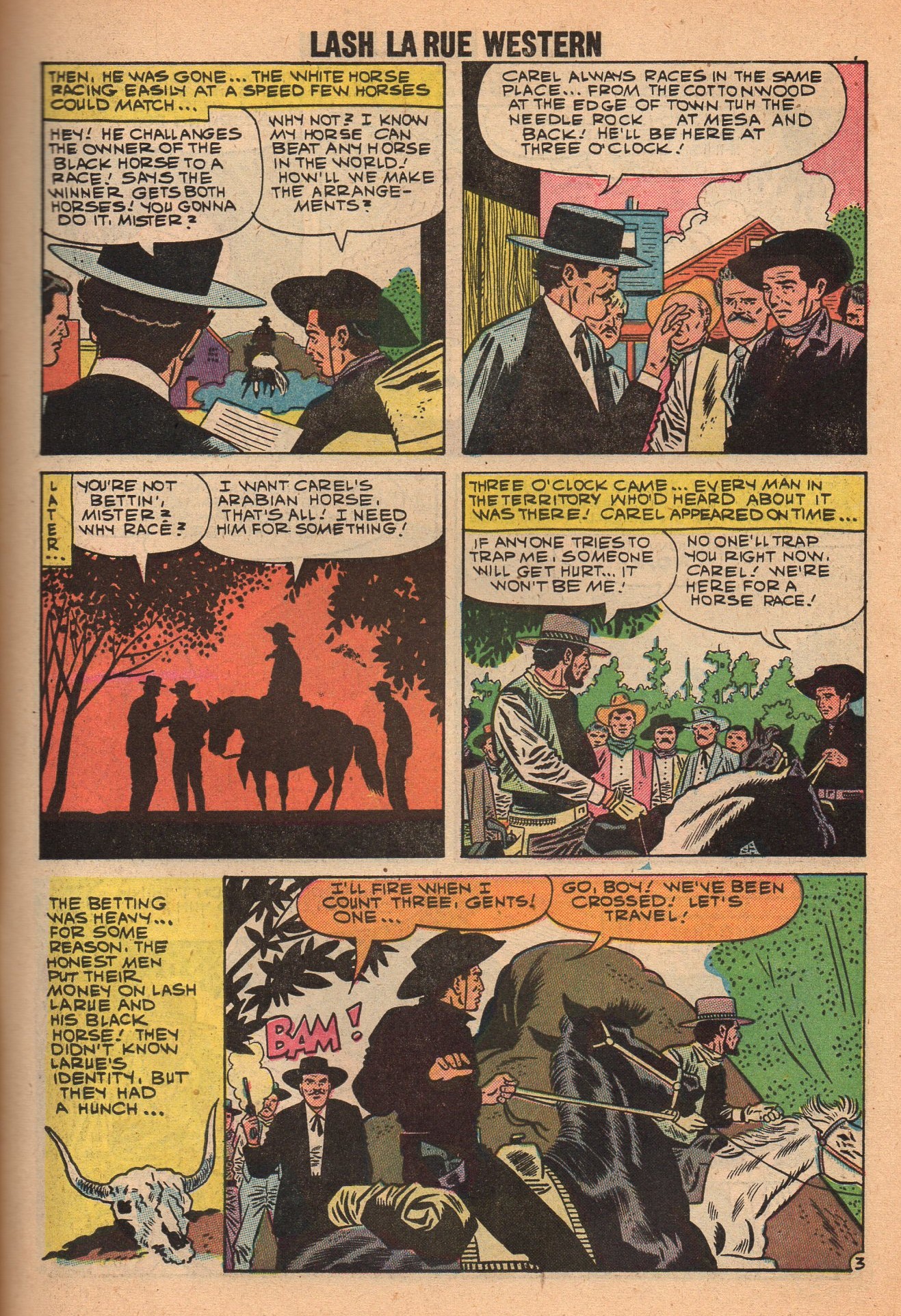Read online Lash Larue Western (1949) comic -  Issue #72 - 11