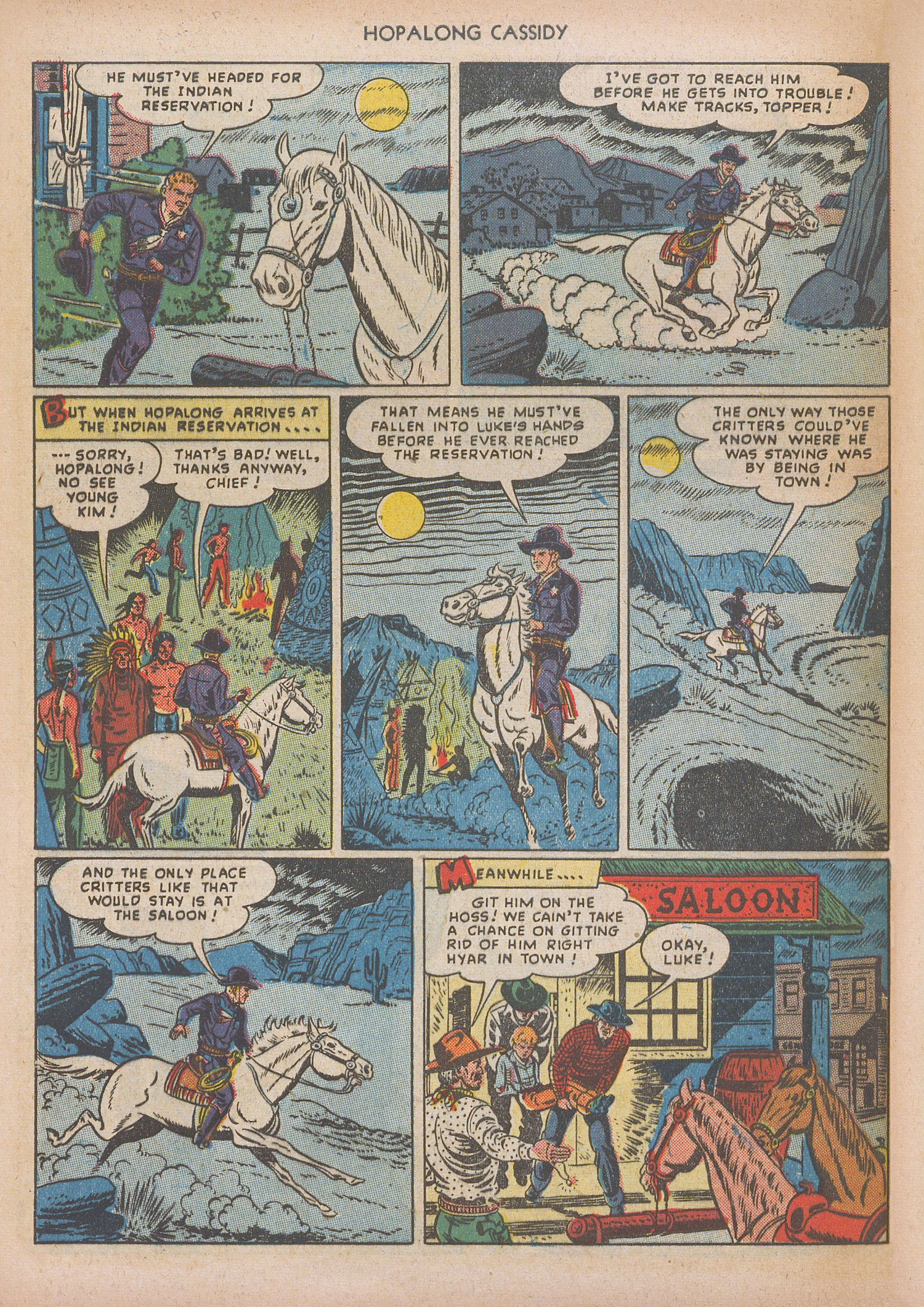 Read online Hopalong Cassidy comic -  Issue #35 - 48