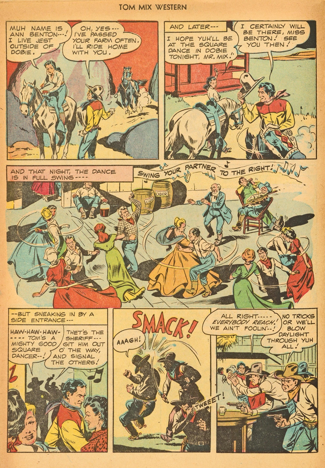 Read online Tom Mix Western (1948) comic -  Issue #8 - 20