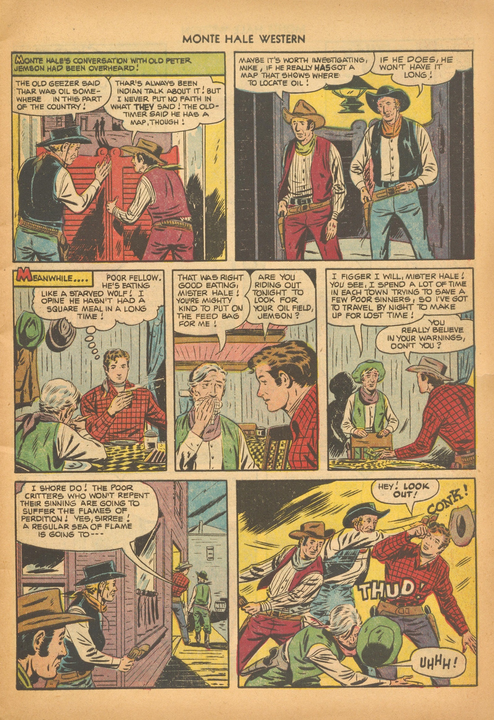 Read online Monte Hale Western comic -  Issue #75 - 5