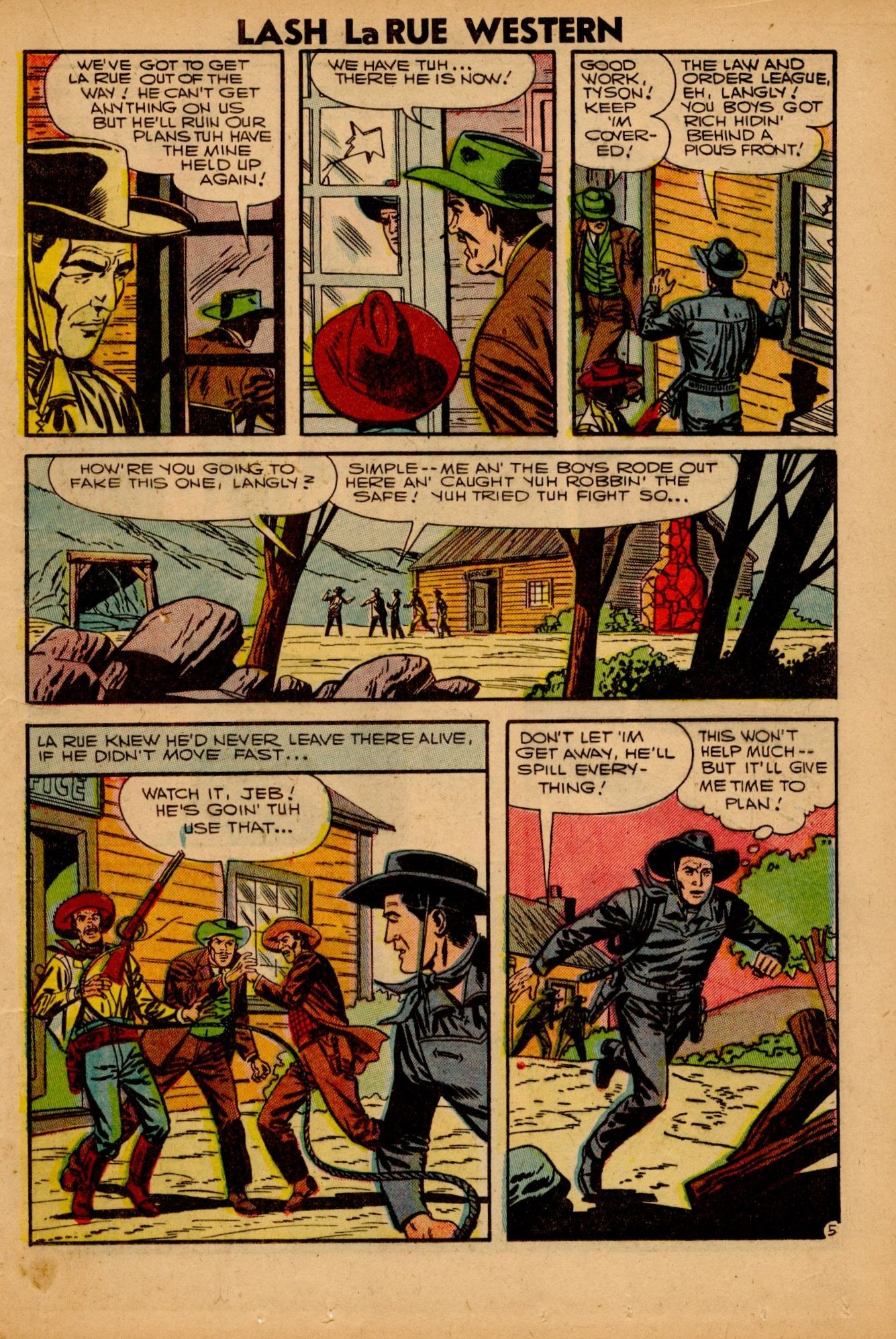 Read online Lash Larue Western (1949) comic -  Issue #63 - 17