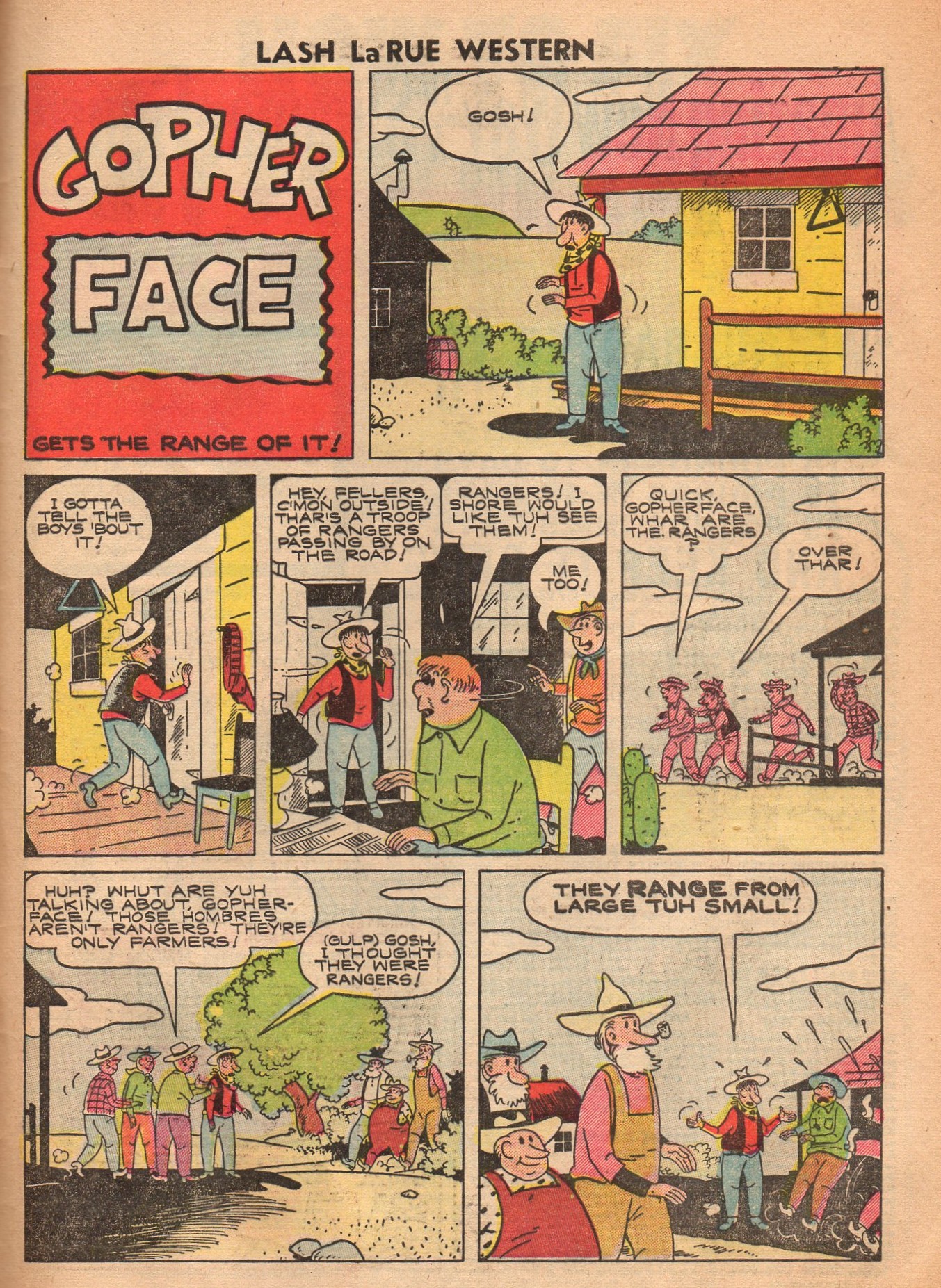 Read online Lash Larue Western (1949) comic -  Issue #52 - 33