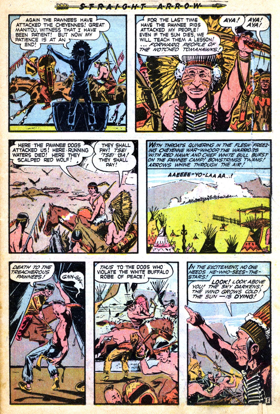 Read online Straight Arrow comic -  Issue #7 - 23