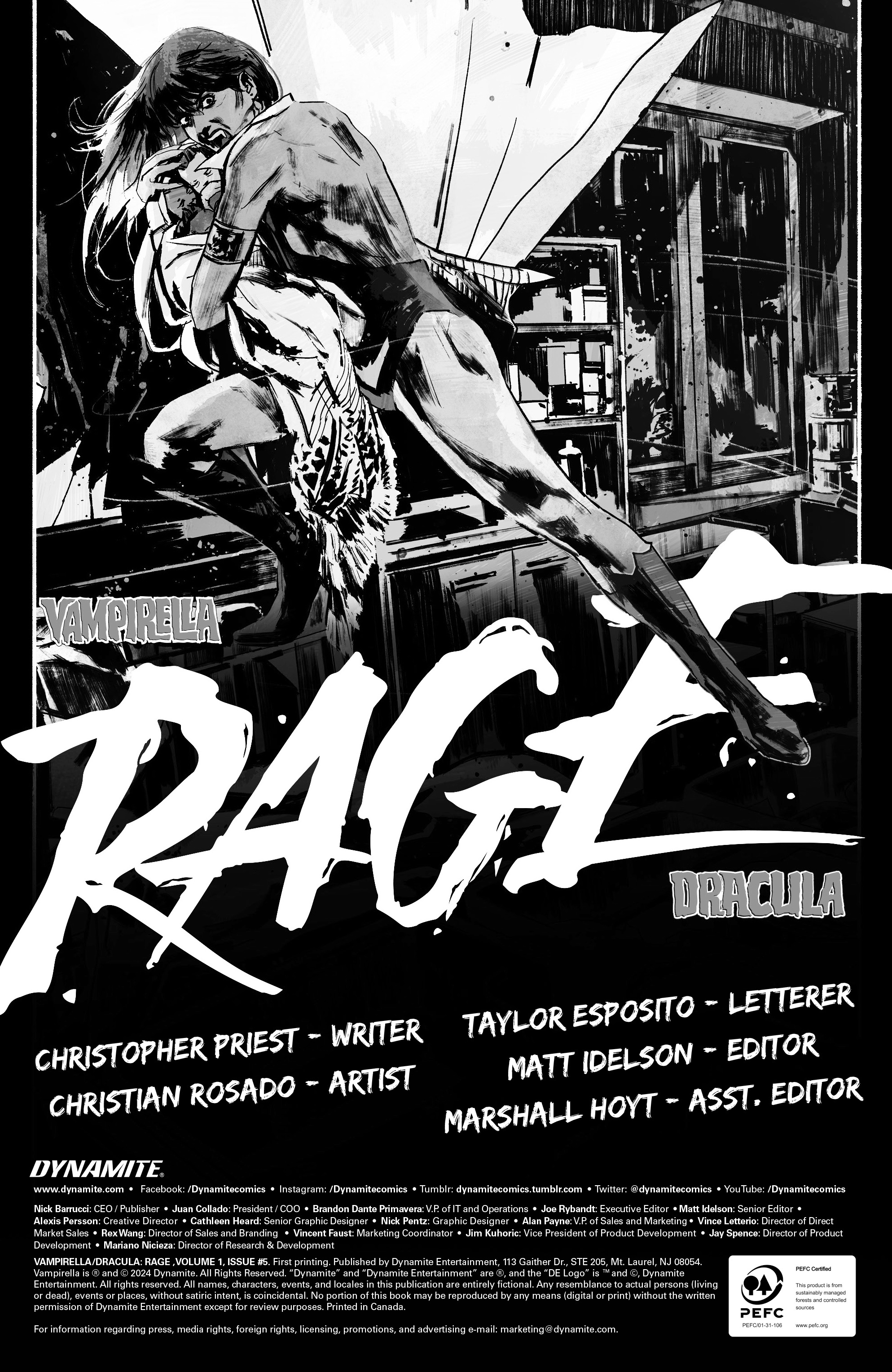 Read online Vampirella/Dracula: Rage comic -  Issue #5 - 6