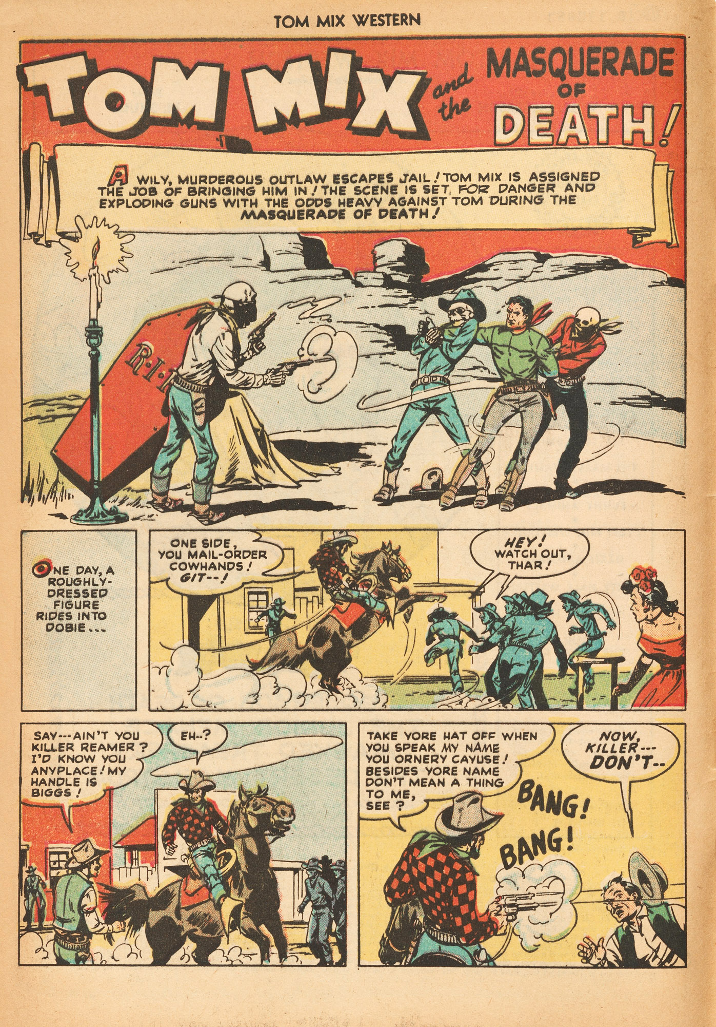 Read online Tom Mix Western (1948) comic -  Issue #15 - 4