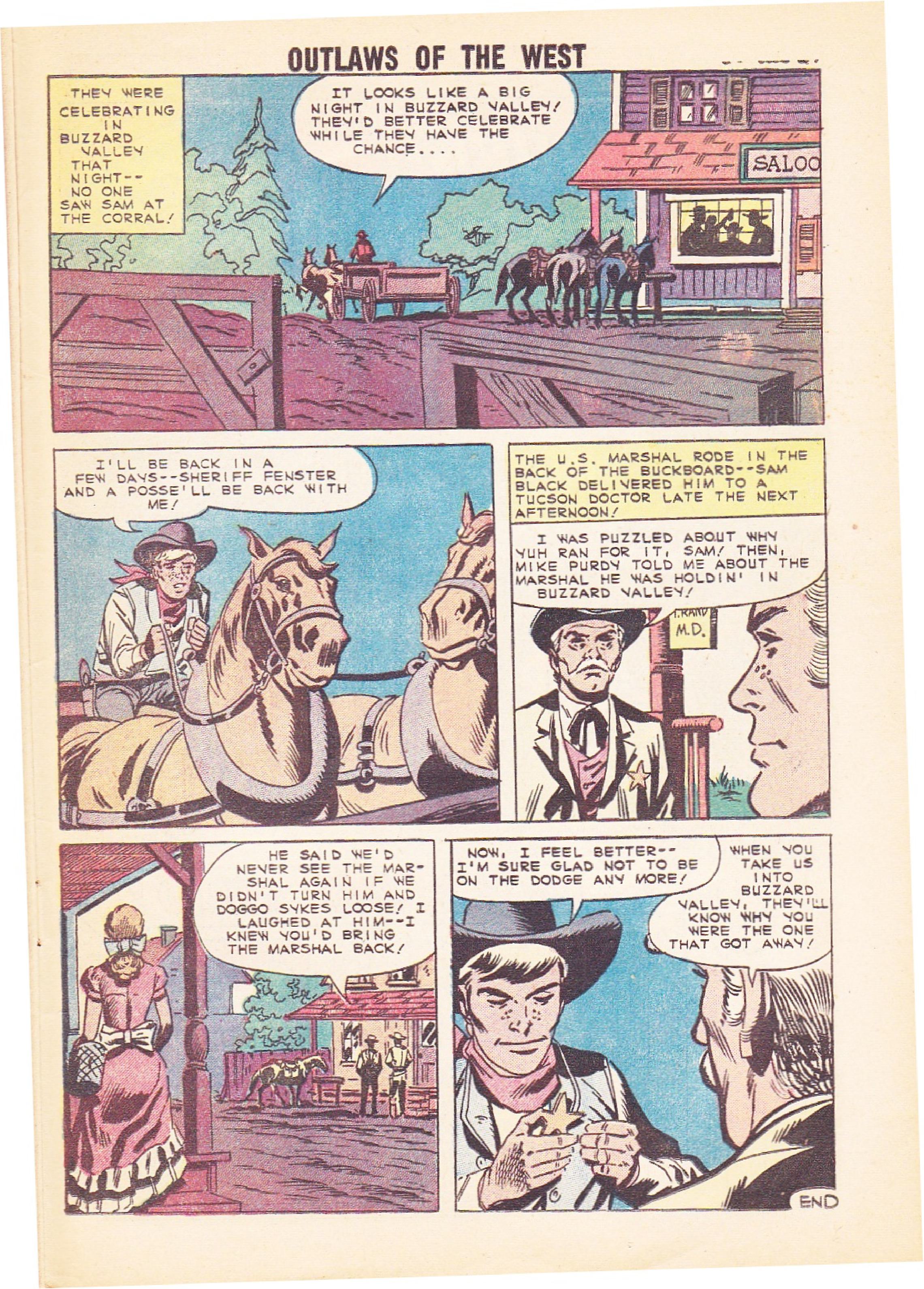 Read online Outlaws of the West comic -  Issue #20 - 24