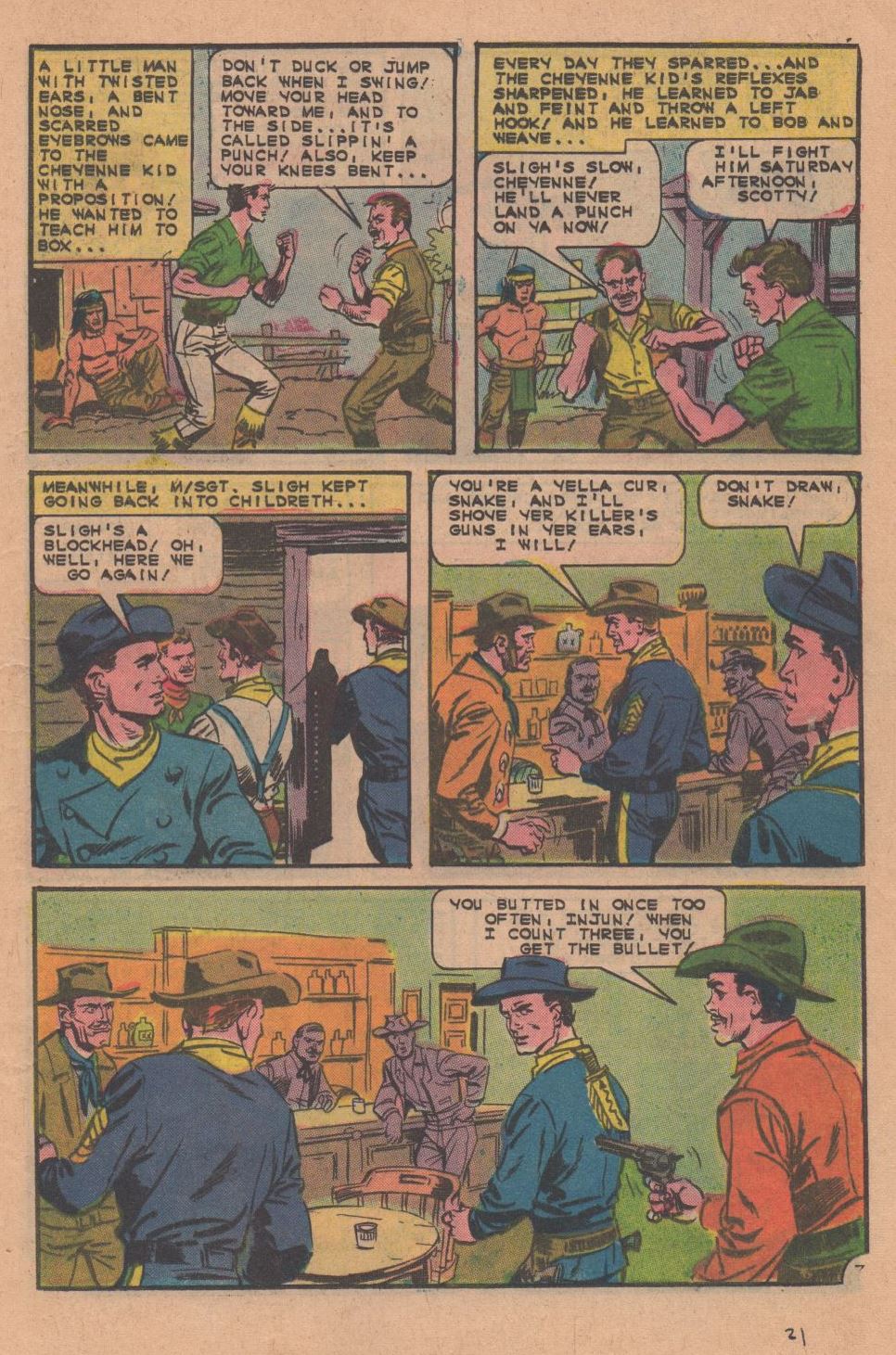 Read online Cheyenne Kid comic -  Issue #55 - 21
