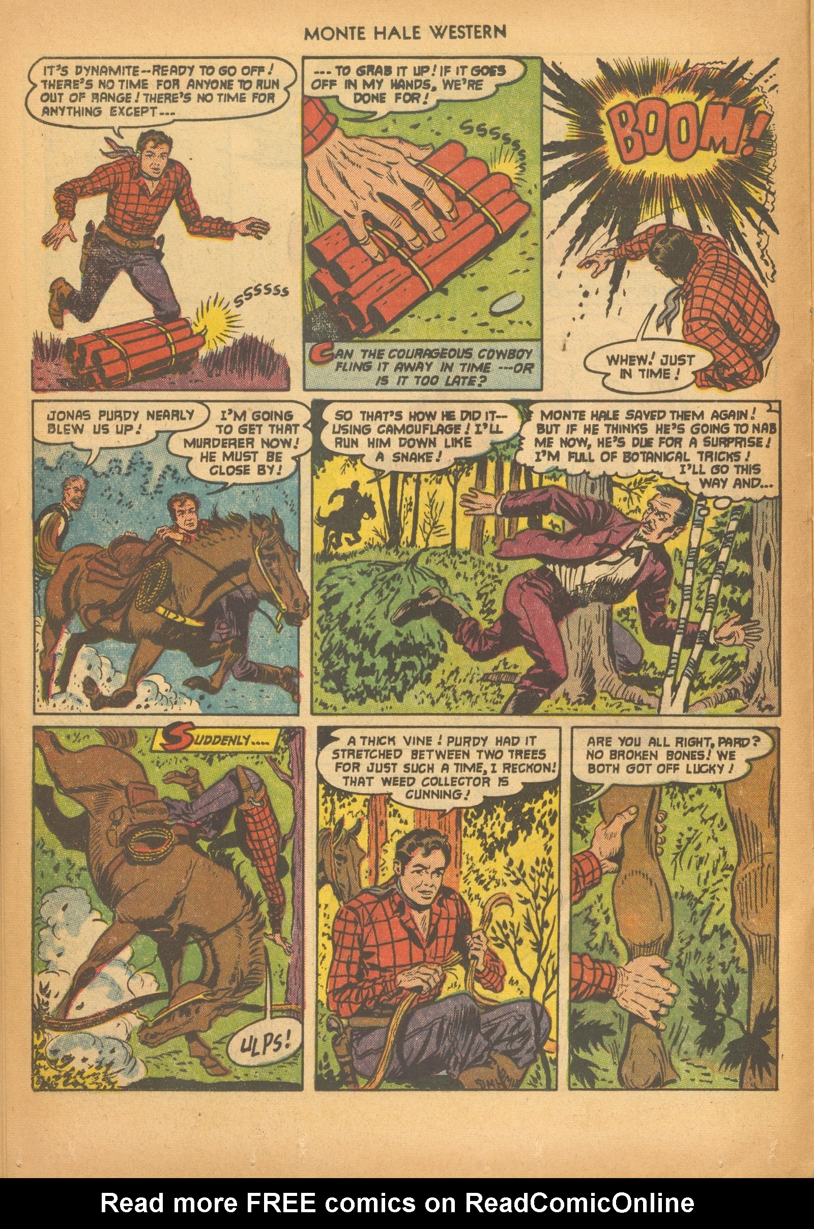 Read online Monte Hale Western comic -  Issue #73 - 16