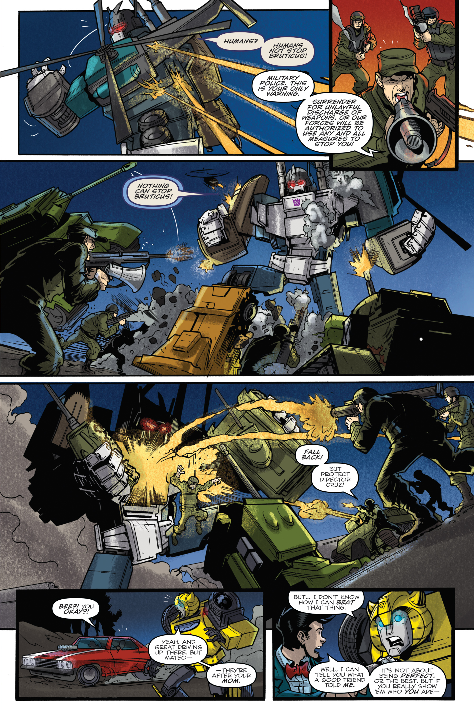 Read online Transformers: Bumblebee - Win If You Dare comic -  Issue # TPB - 57
