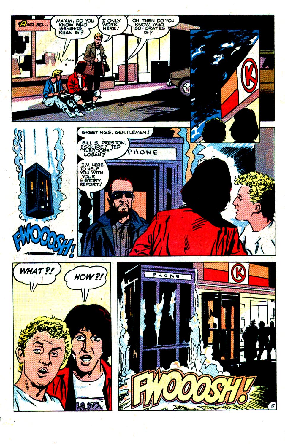 Read online Bill & Ted's Excellent Adventure comic -  Issue # Full - 5