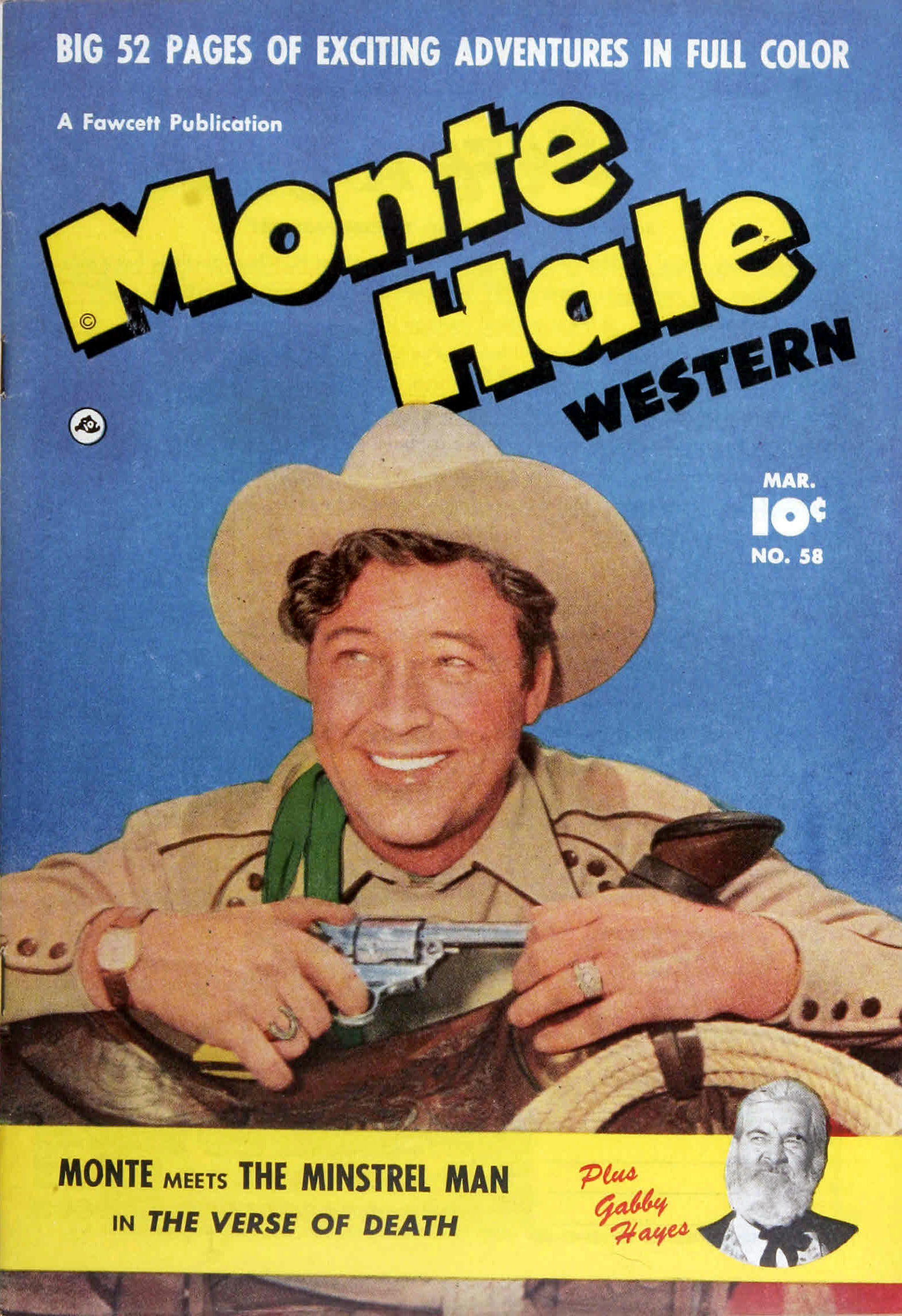 Read online Monte Hale Western comic -  Issue #58 - 1