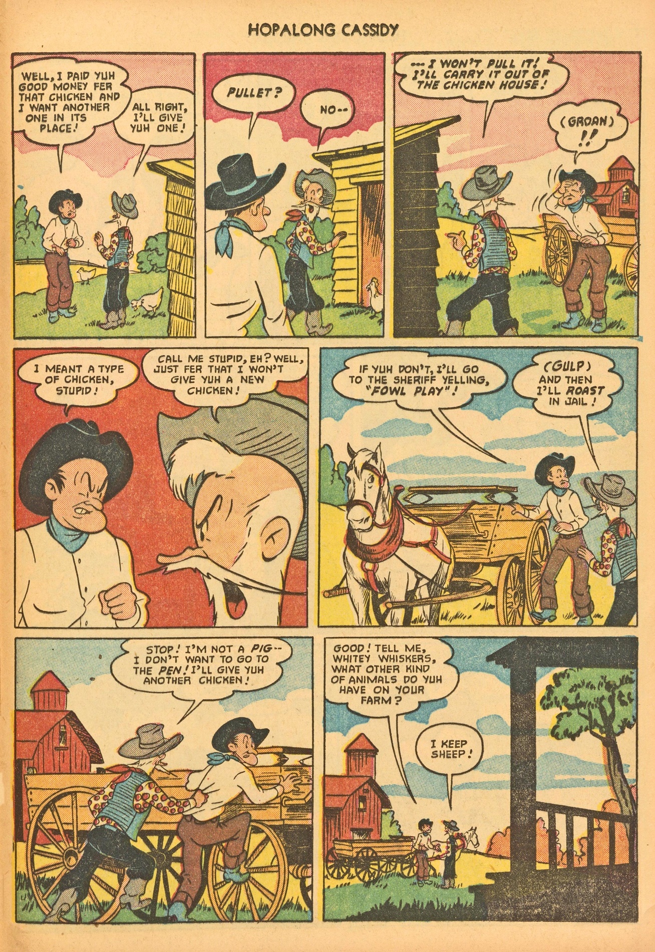 Read online Hopalong Cassidy comic -  Issue #61 - 25