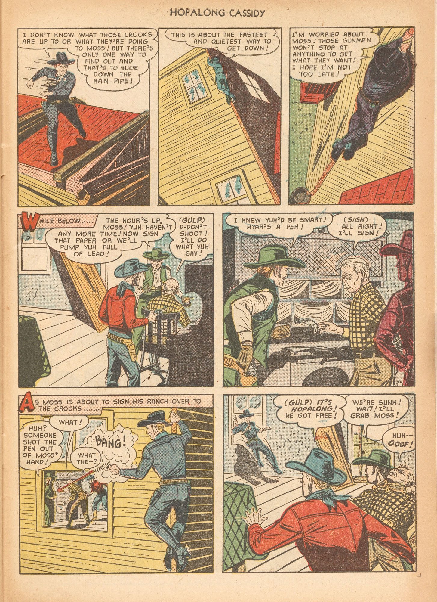 Read online Hopalong Cassidy comic -  Issue #56 - 47