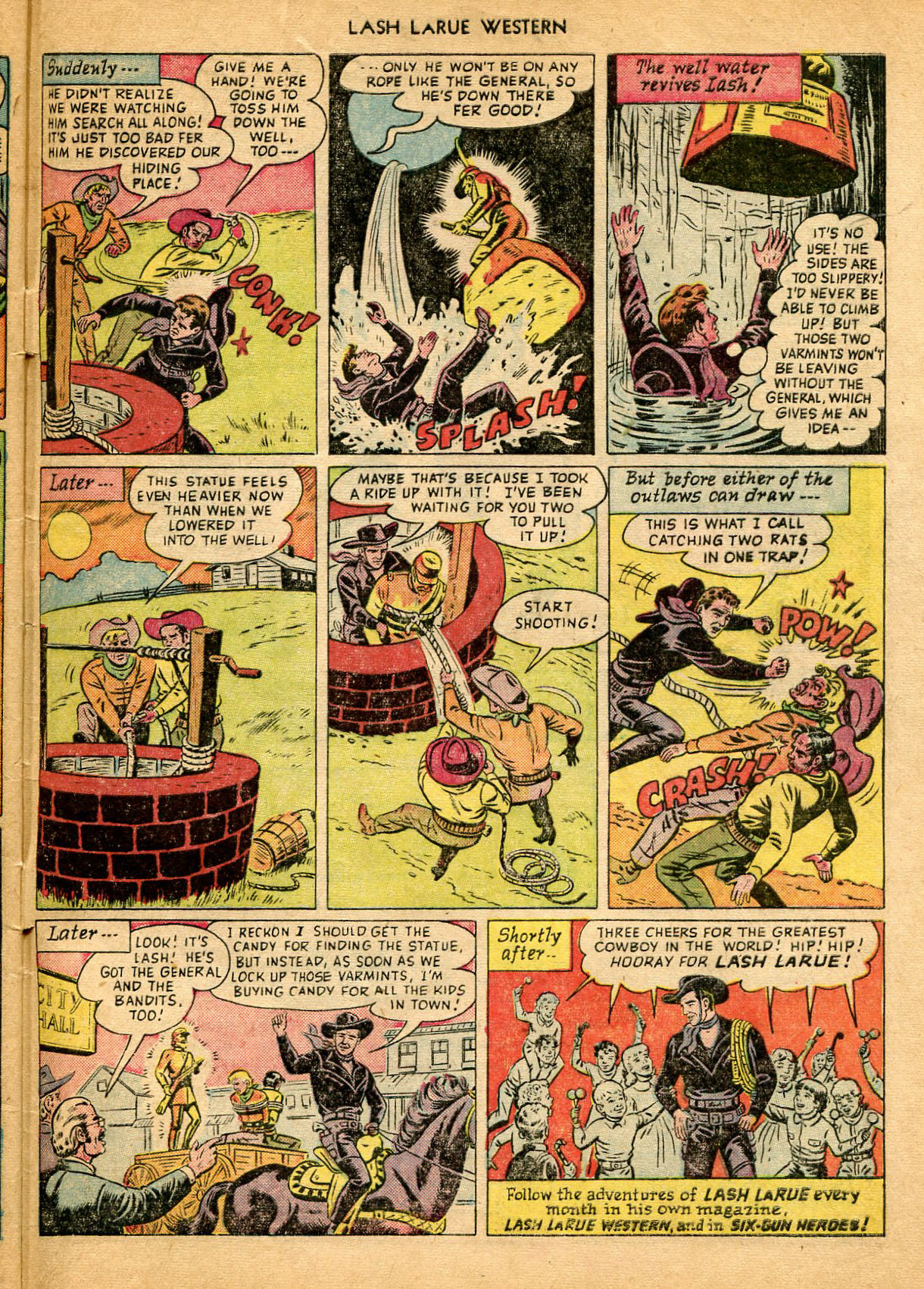 Read online Lash Larue Western (1949) comic -  Issue #9 - 33