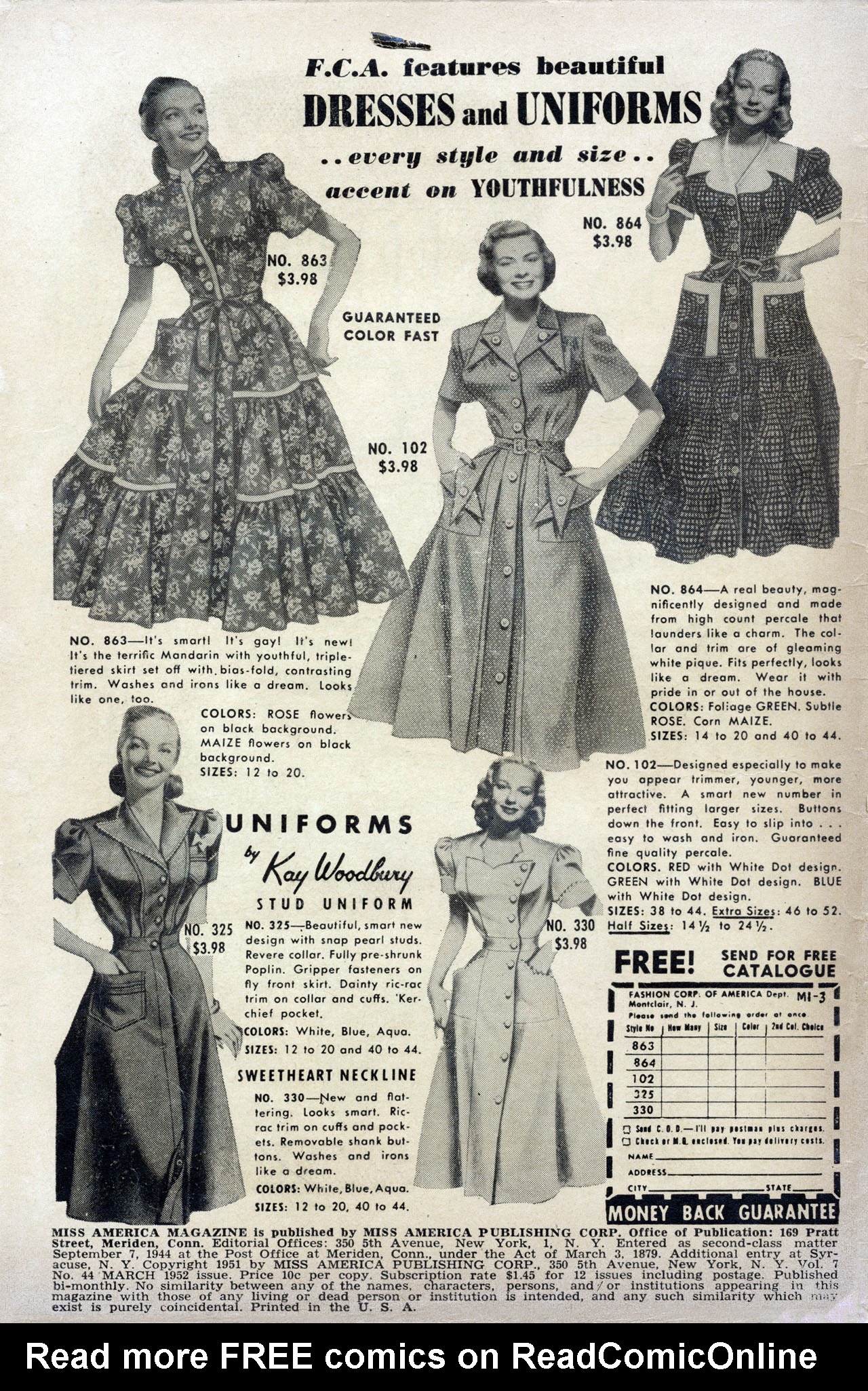 Read online Miss America comic -  Issue #44 - 2