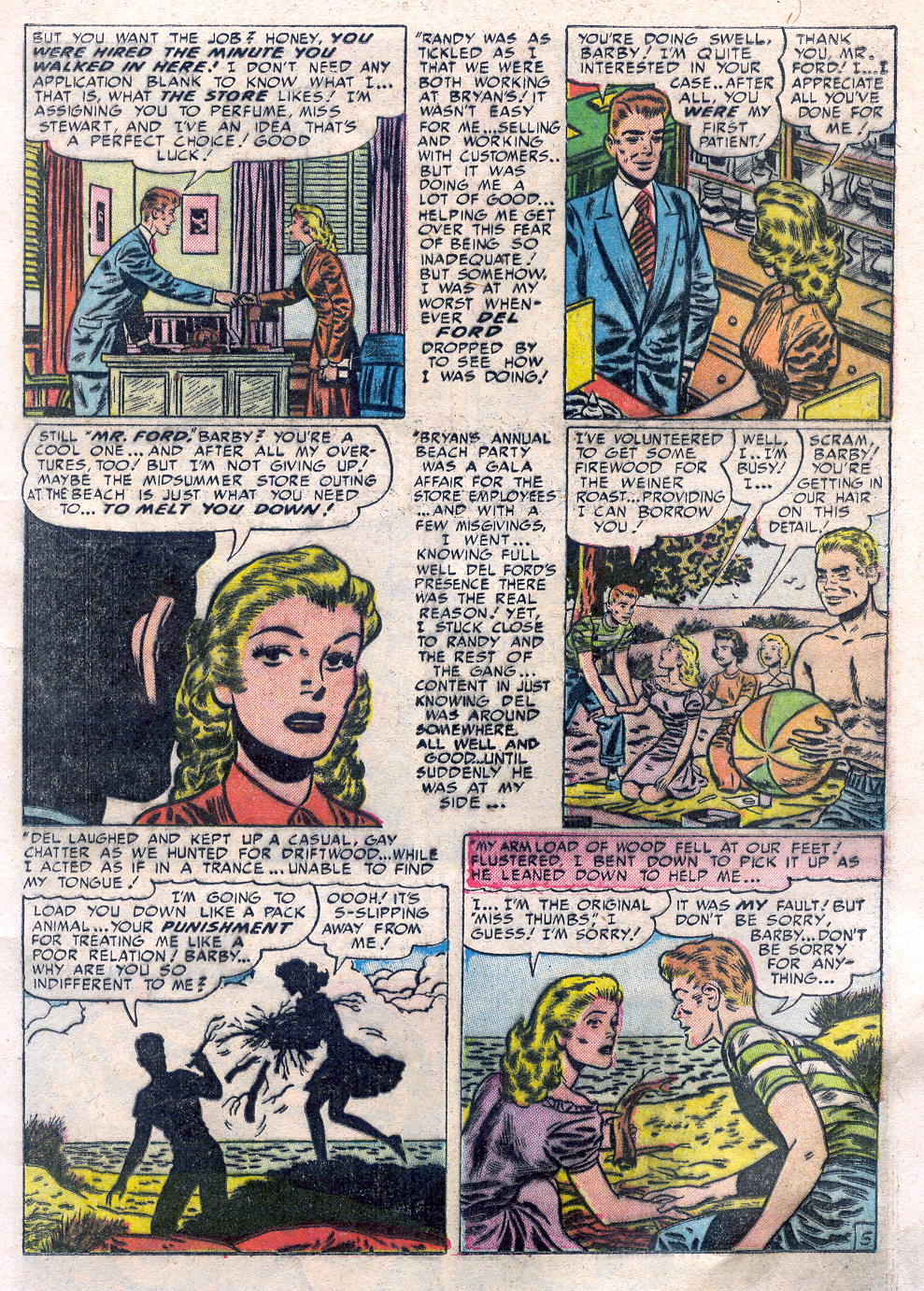 Read online Young Love (1949) comic -  Issue #28 - 7