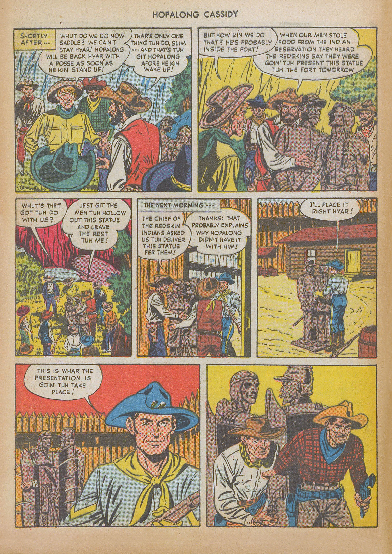 Read online Hopalong Cassidy comic -  Issue #34 - 8
