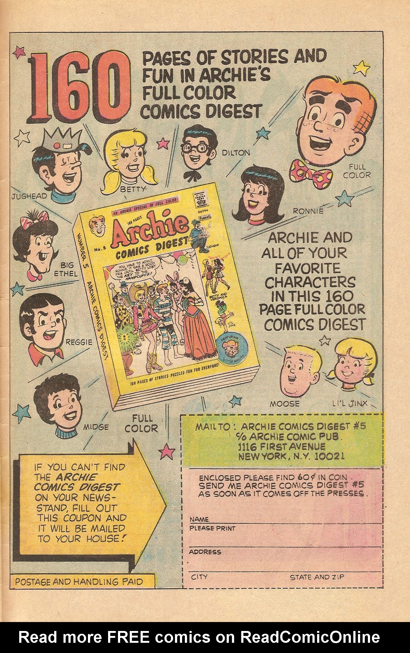 Read online Jughead's Jokes comic -  Issue #38 - 32