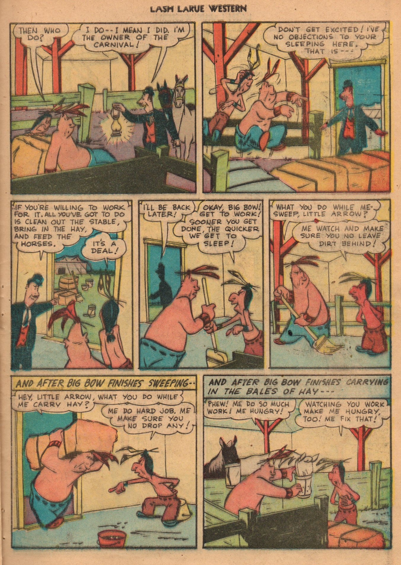Read online Lash Larue Western (1949) comic -  Issue #1 - 25