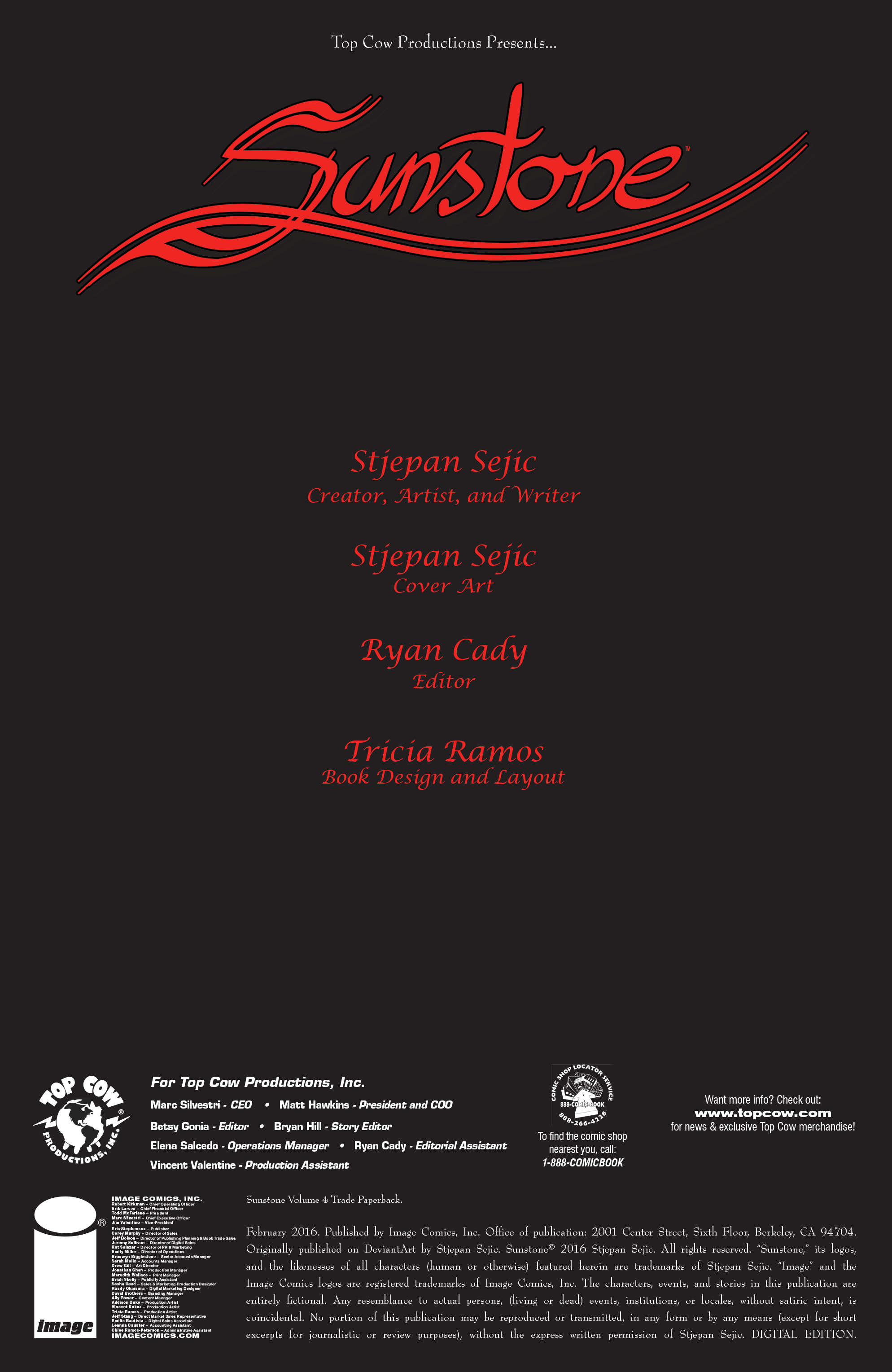 Read online Sunstone comic -  Issue # TPB 4 - 4