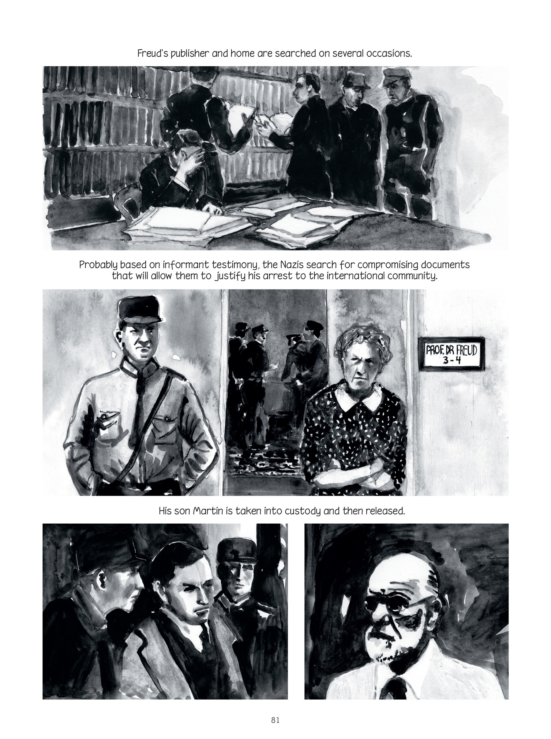 Read online Through Clouds of Smoke: Freud's Final Days comic -  Issue # TPB - 80