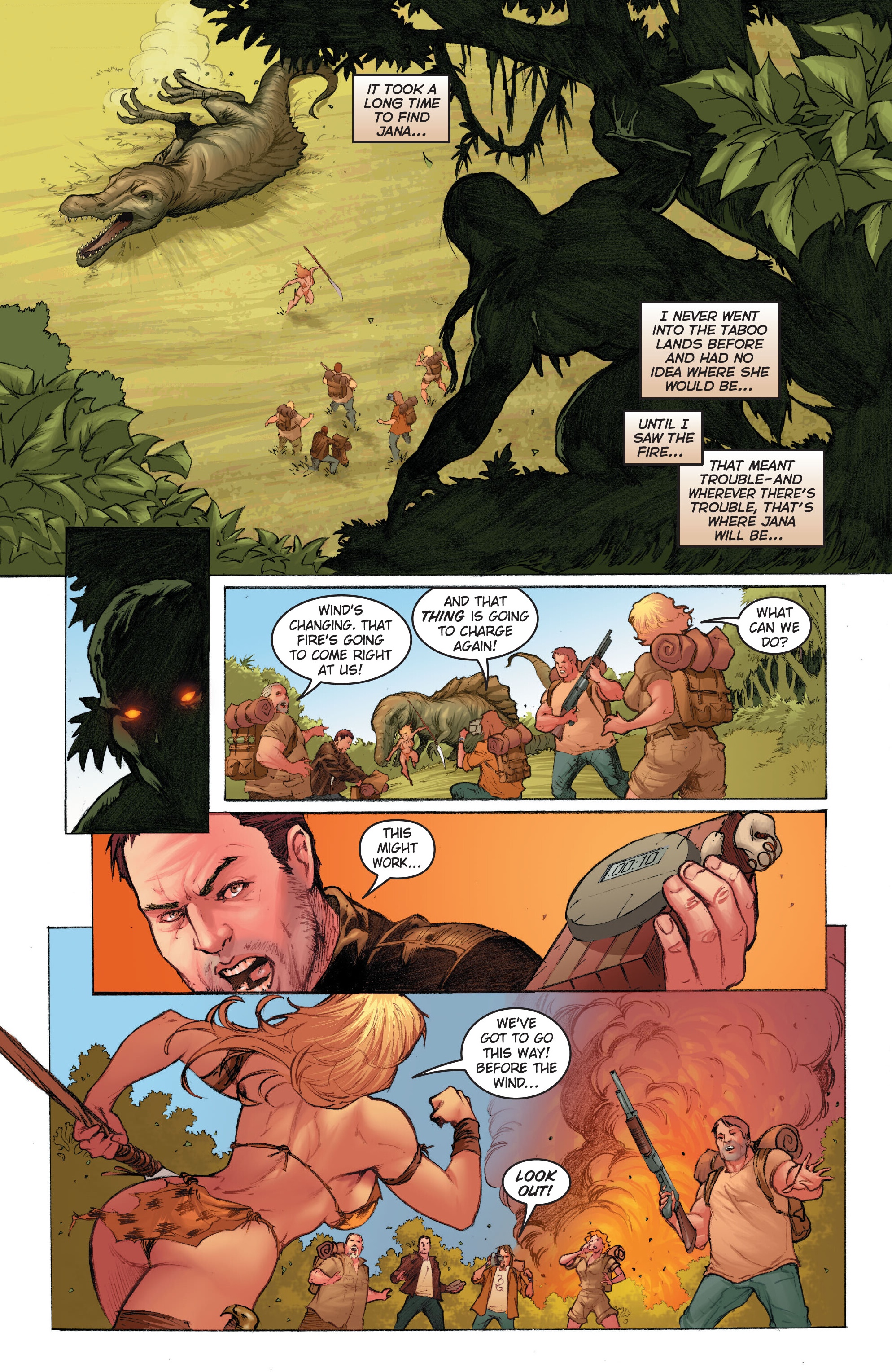 Read online Frank Cho's Jungle Girl: The Complete Omnibus comic -  Issue # TPB (Part 1) - 48