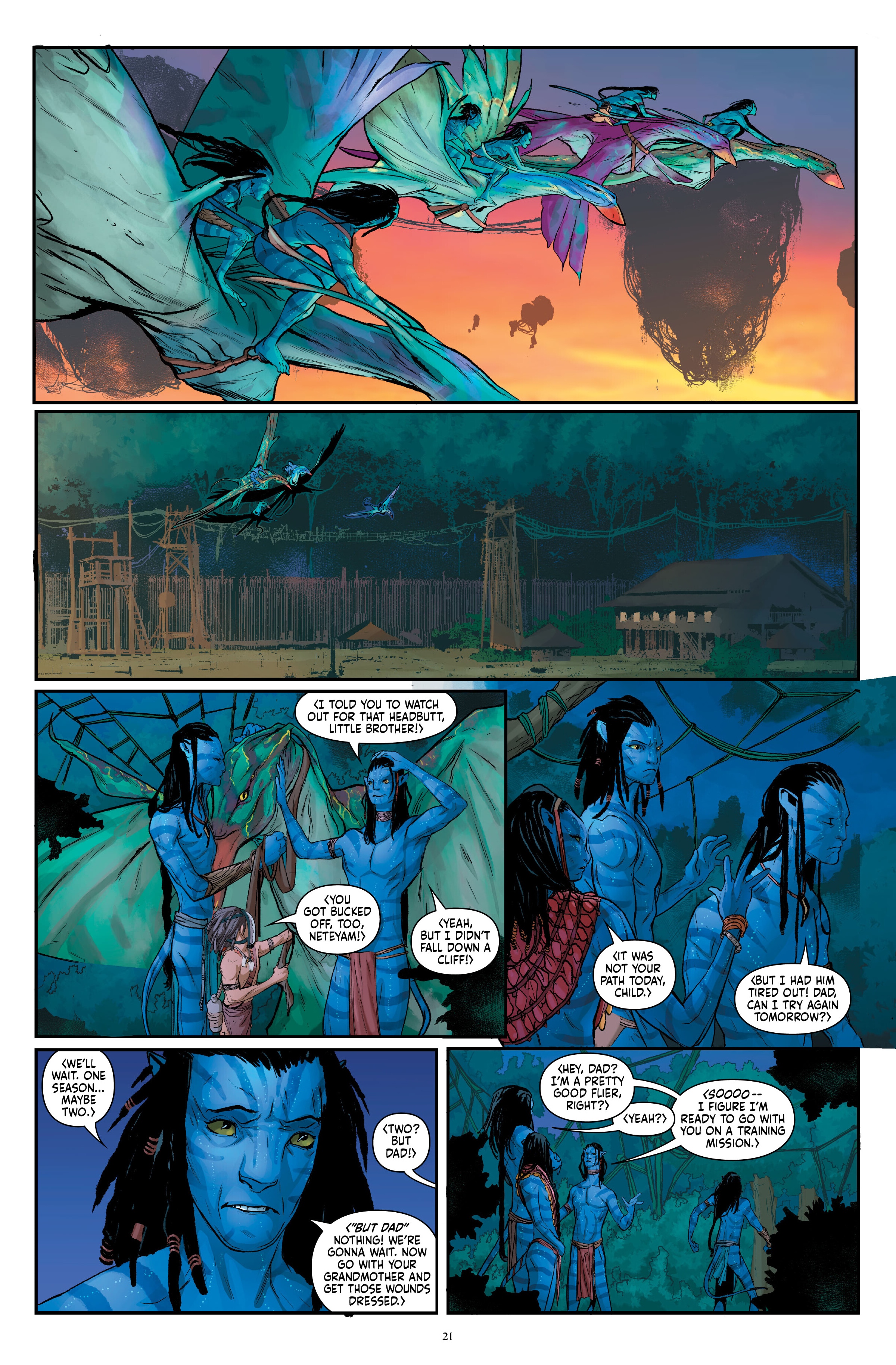 Read online Avatar: The High Ground comic -  Issue # _Library Edition (Part 1) - 23