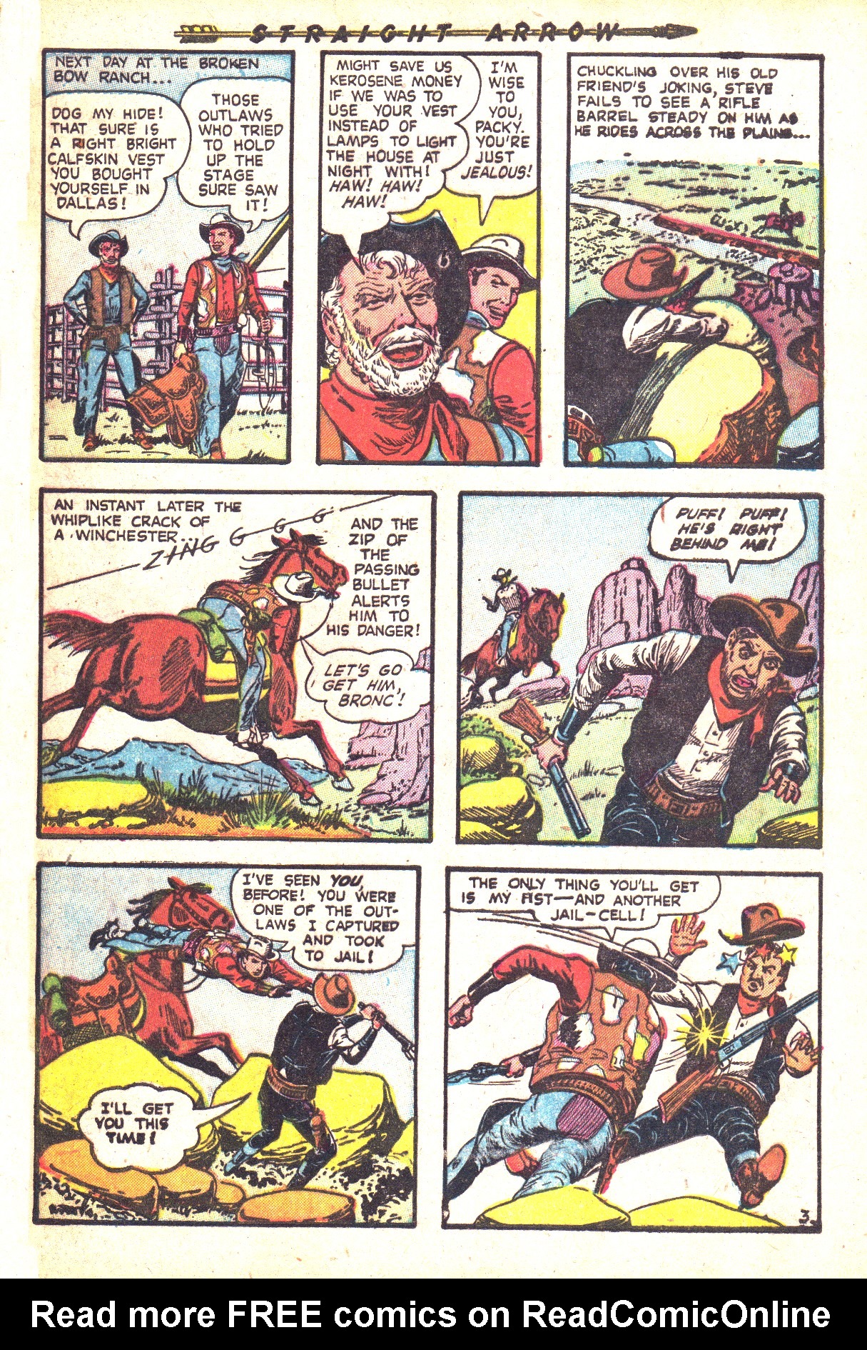 Read online Straight Arrow comic -  Issue #35 - 5