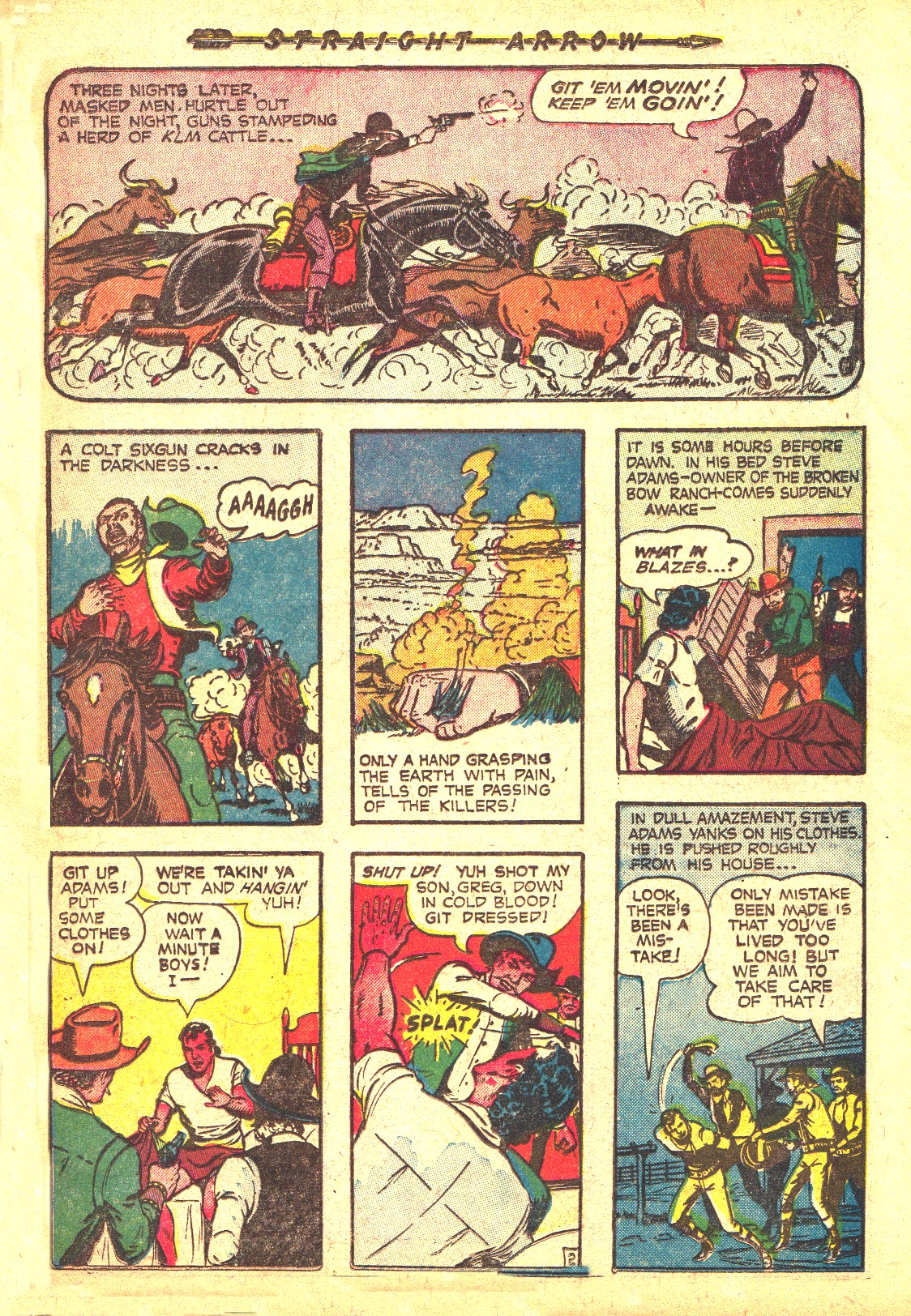 Read online Straight Arrow comic -  Issue #26 - 27