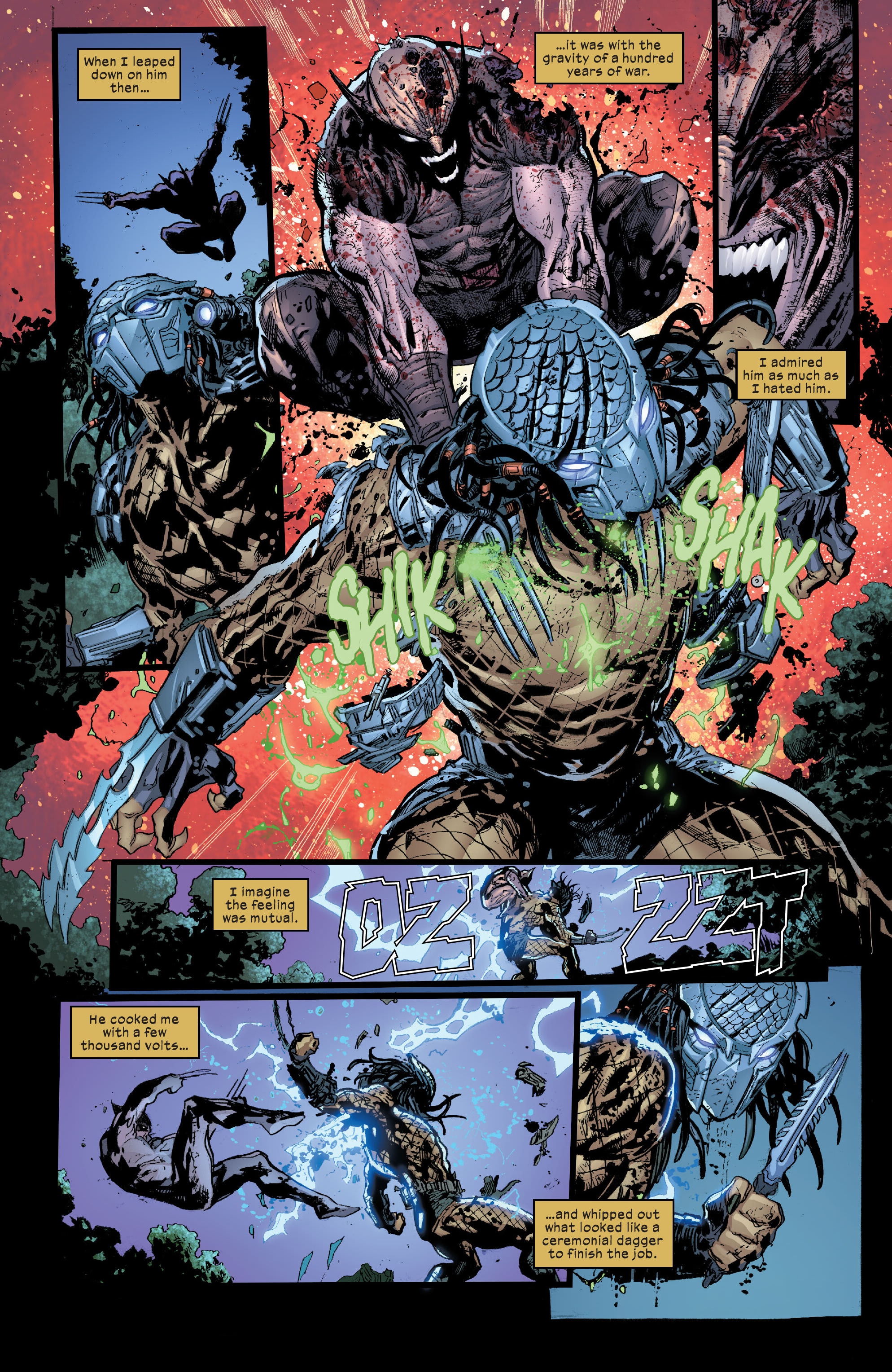 Read online Predator vs. Wolverine comic -  Issue #4 - 24