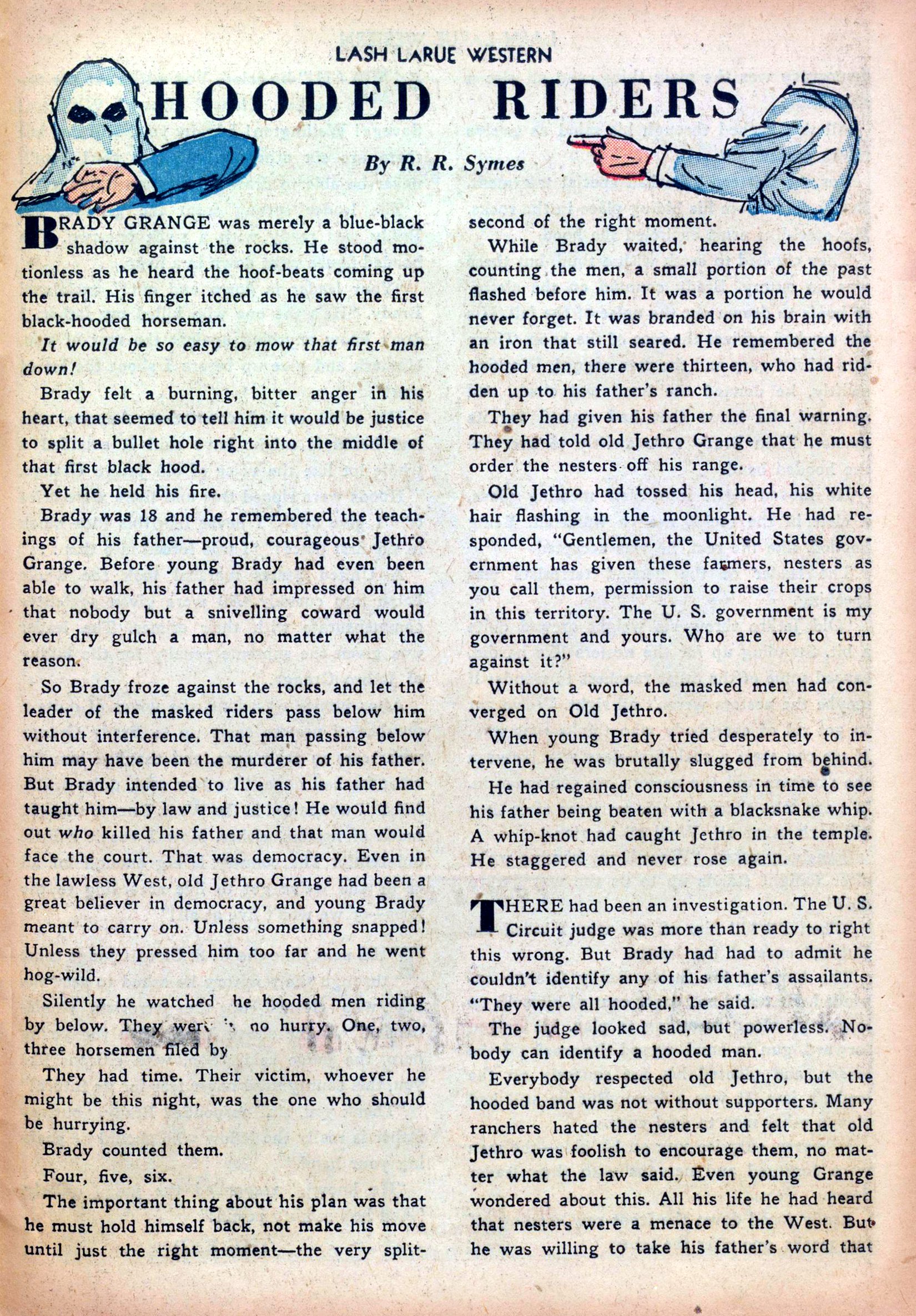 Read online Lash Larue Western (1949) comic -  Issue #4 - 25