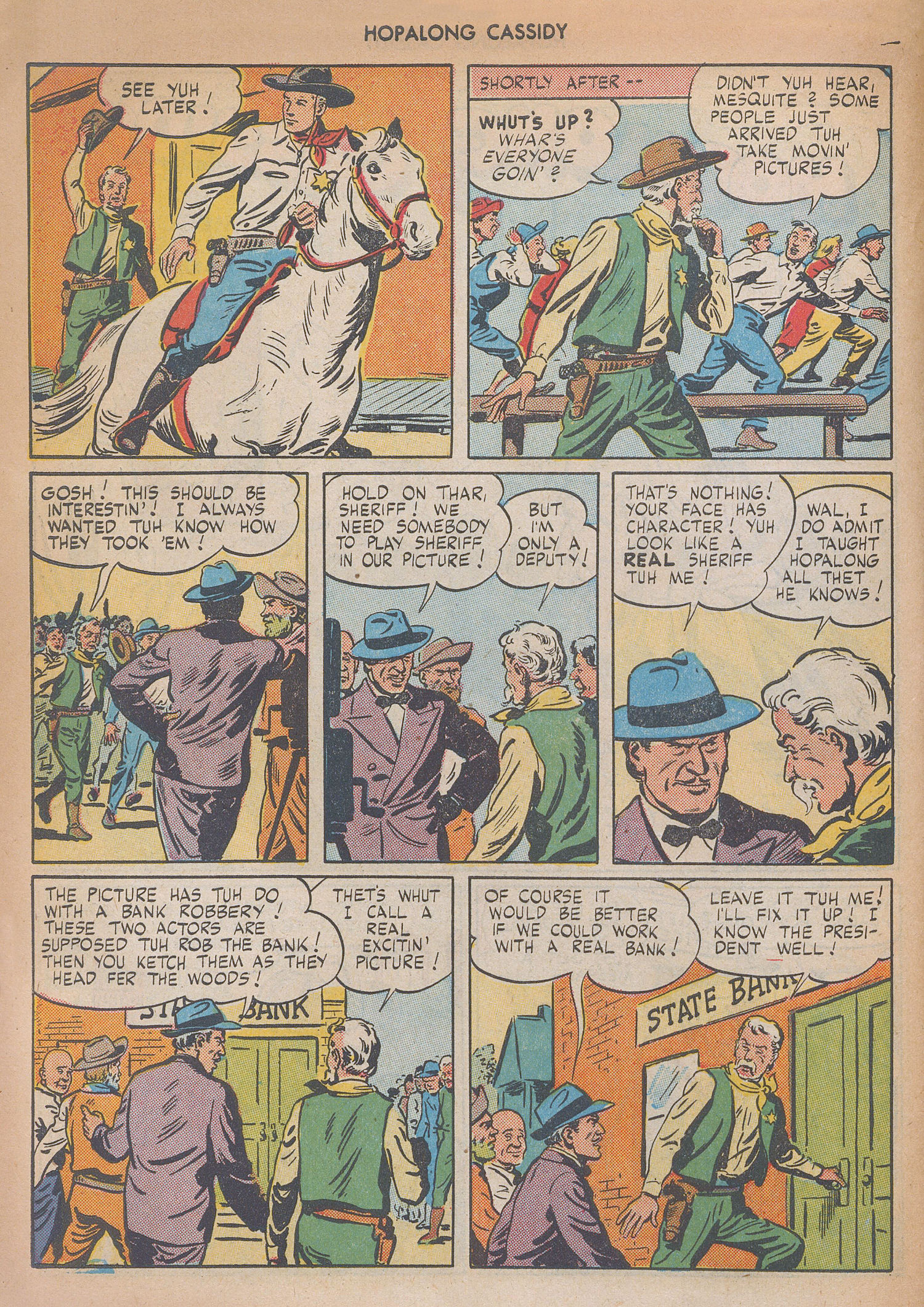 Read online Hopalong Cassidy comic -  Issue #4 - 34