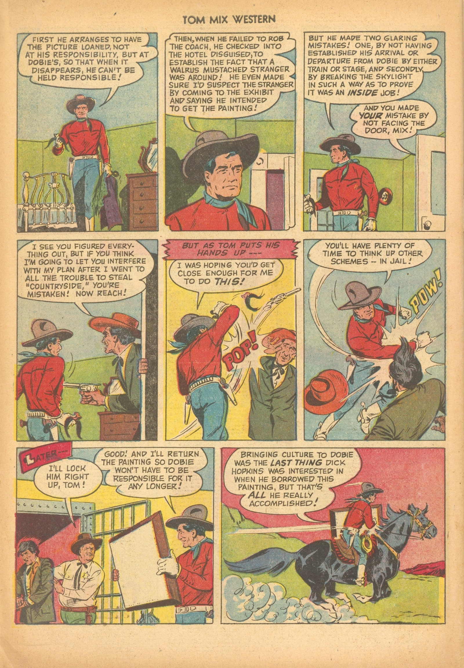 Read online Tom Mix Western (1948) comic -  Issue #53 - 34