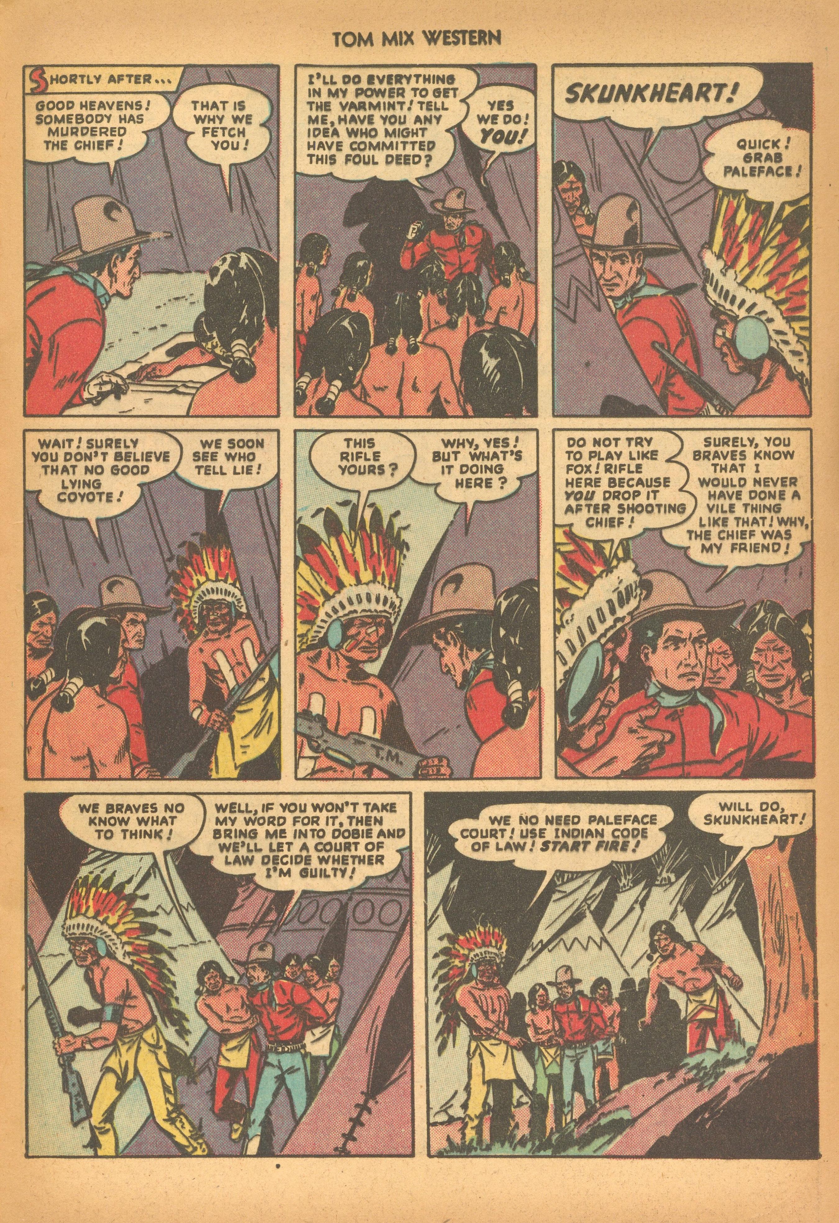 Read online Tom Mix Western (1948) comic -  Issue #18 - 13