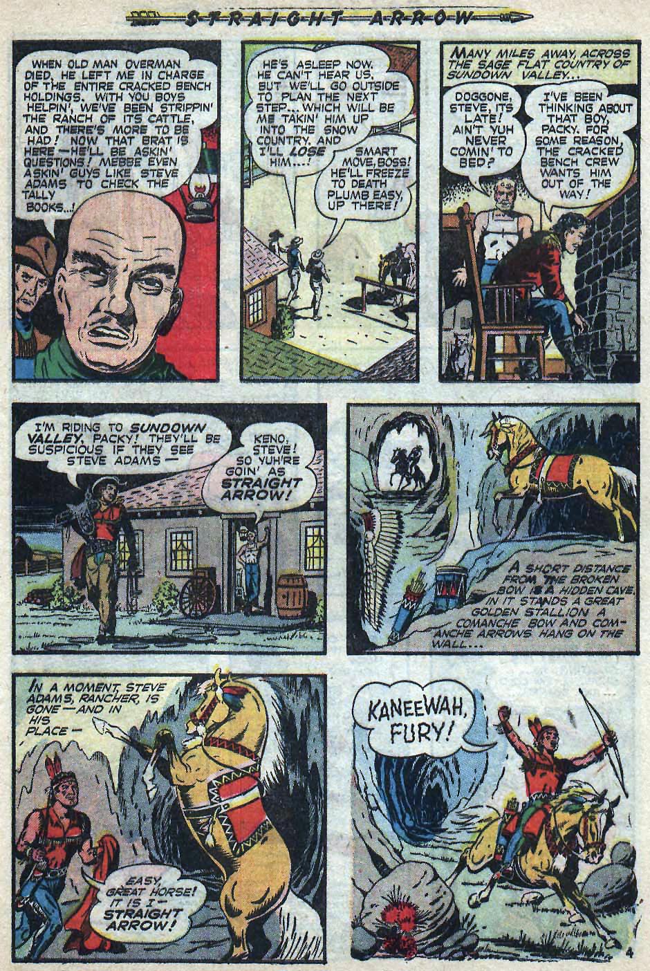 Read online Straight Arrow comic -  Issue #6 - 30