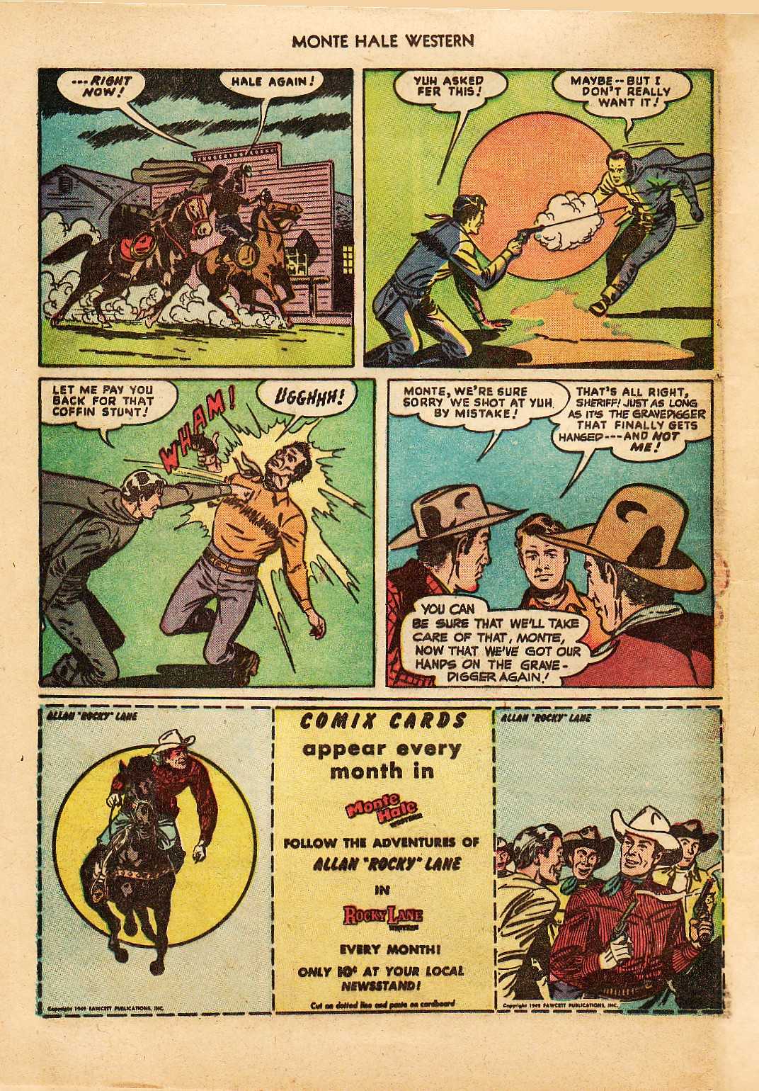 Read online Monte Hale Western comic -  Issue #38 - 47