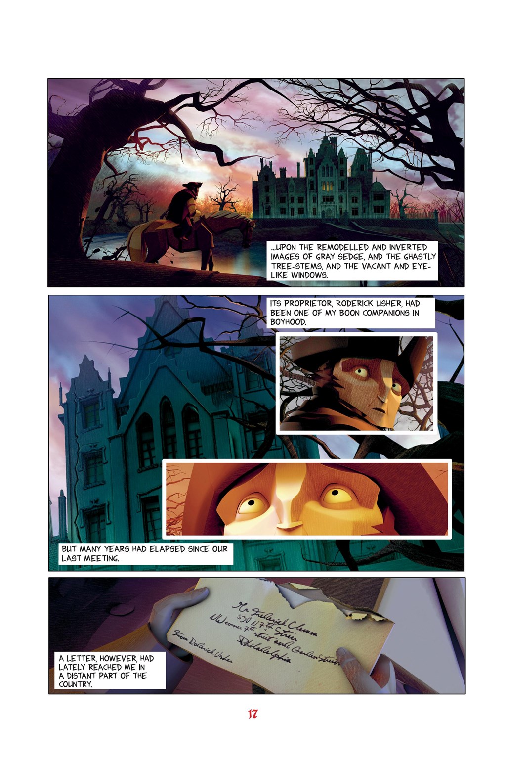 Read online The Fall of the House of Usher: A Graphic Novel comic -  Issue # TPB - 13