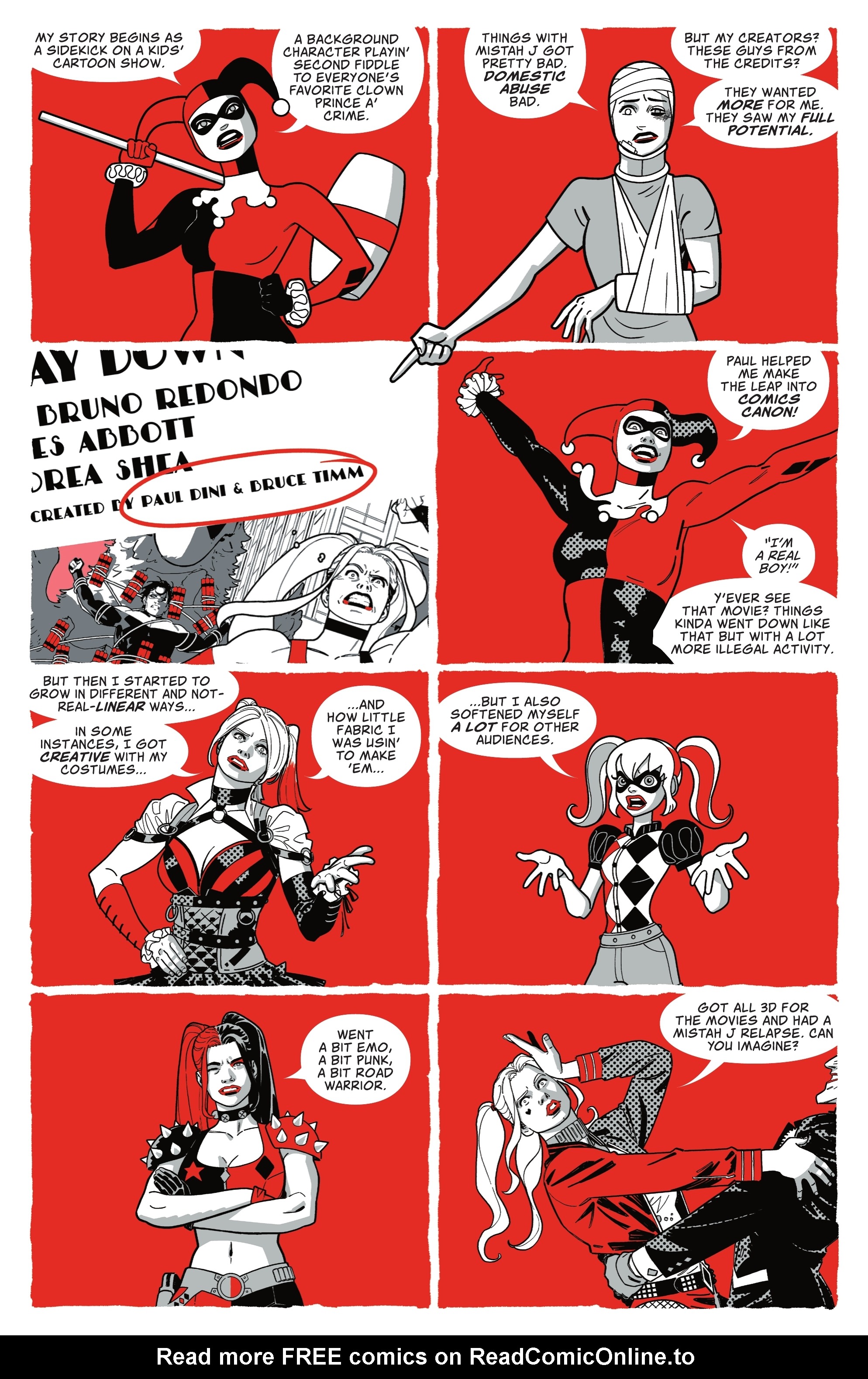 Read online Harley Quinn: Black   White   Redder comic -  Issue #6 - 10