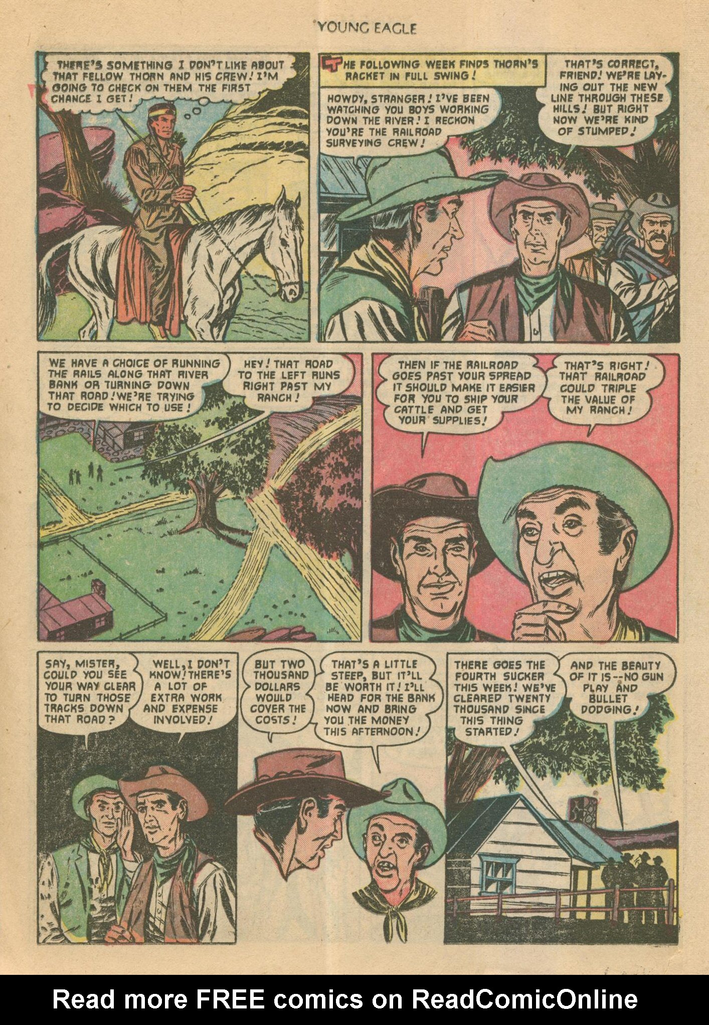 Read online Young Eagle comic -  Issue #9 - 7