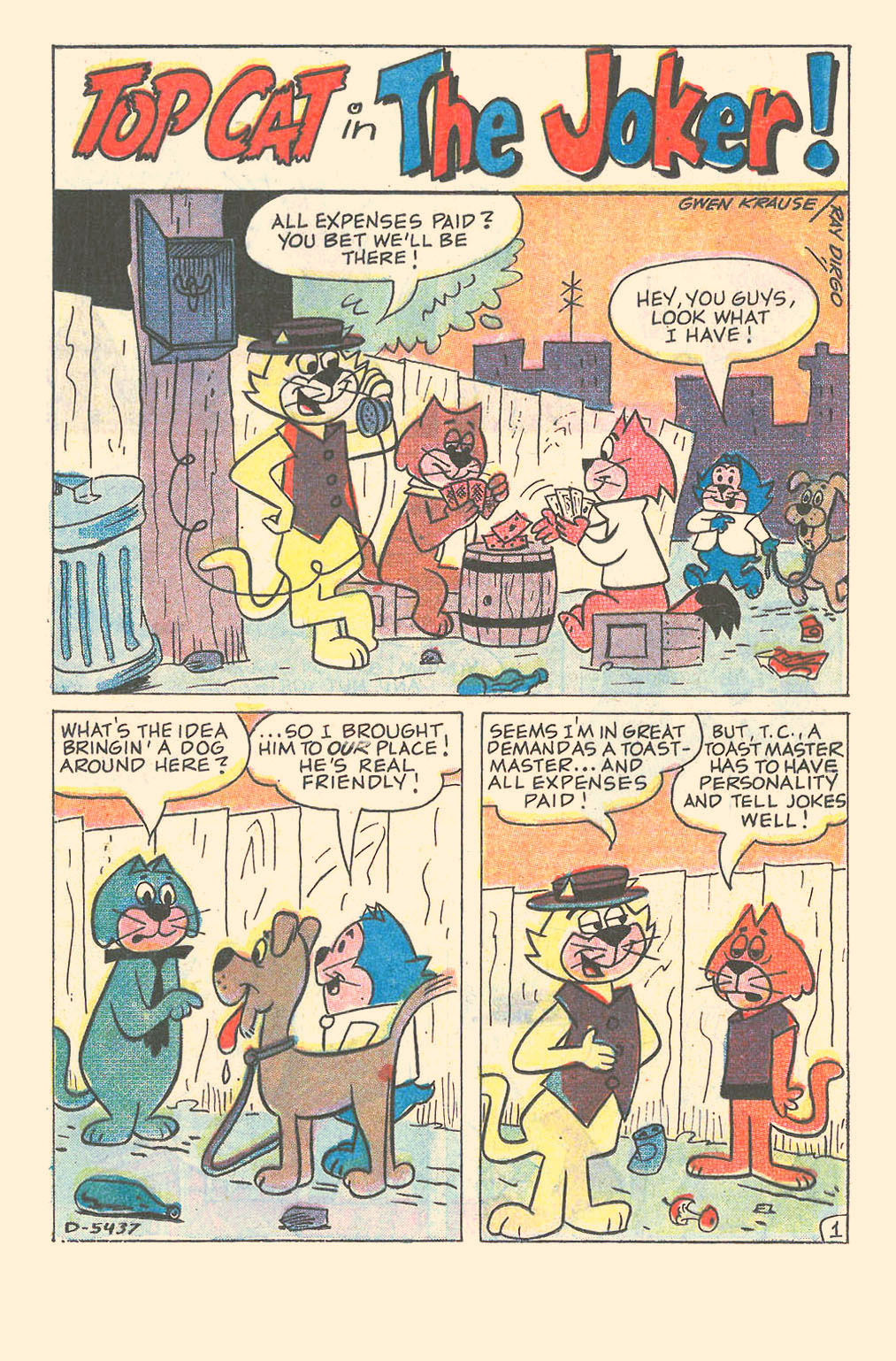 Read online Top Cat (1970) comic -  Issue #19 - 20
