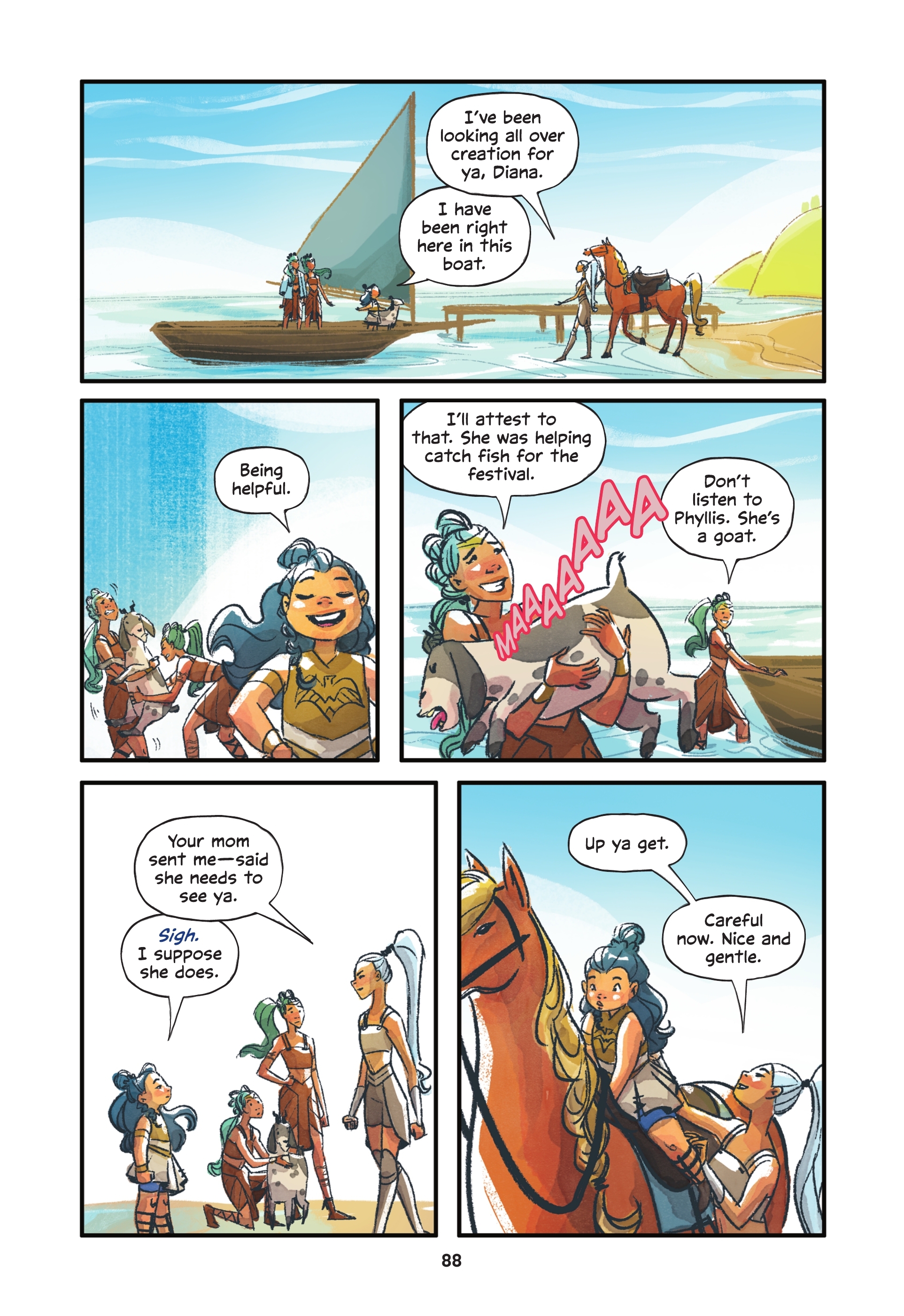 Read online Diana and the Hero's Journey comic -  Issue # TPB - 82