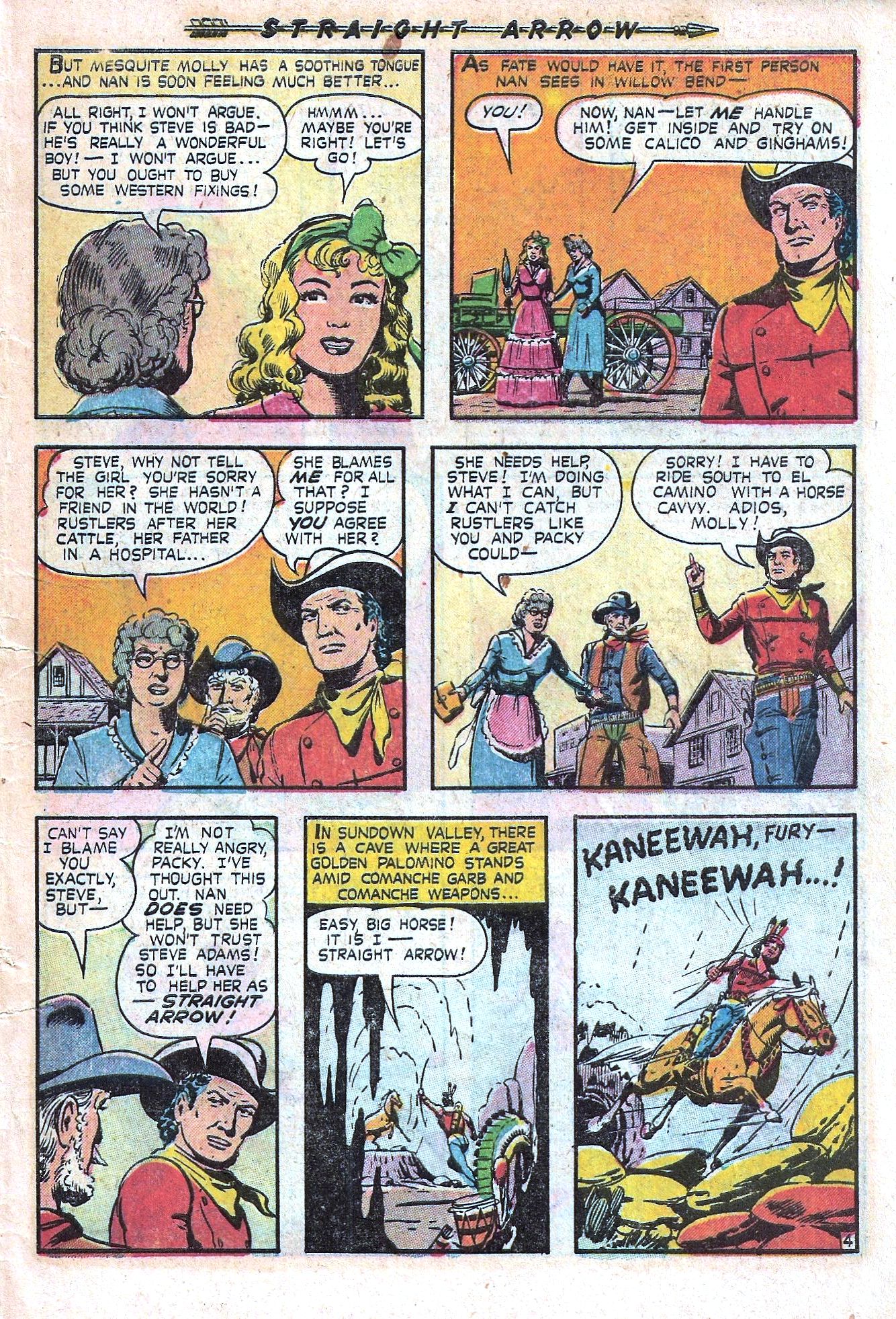 Read online Straight Arrow comic -  Issue #21 - 29