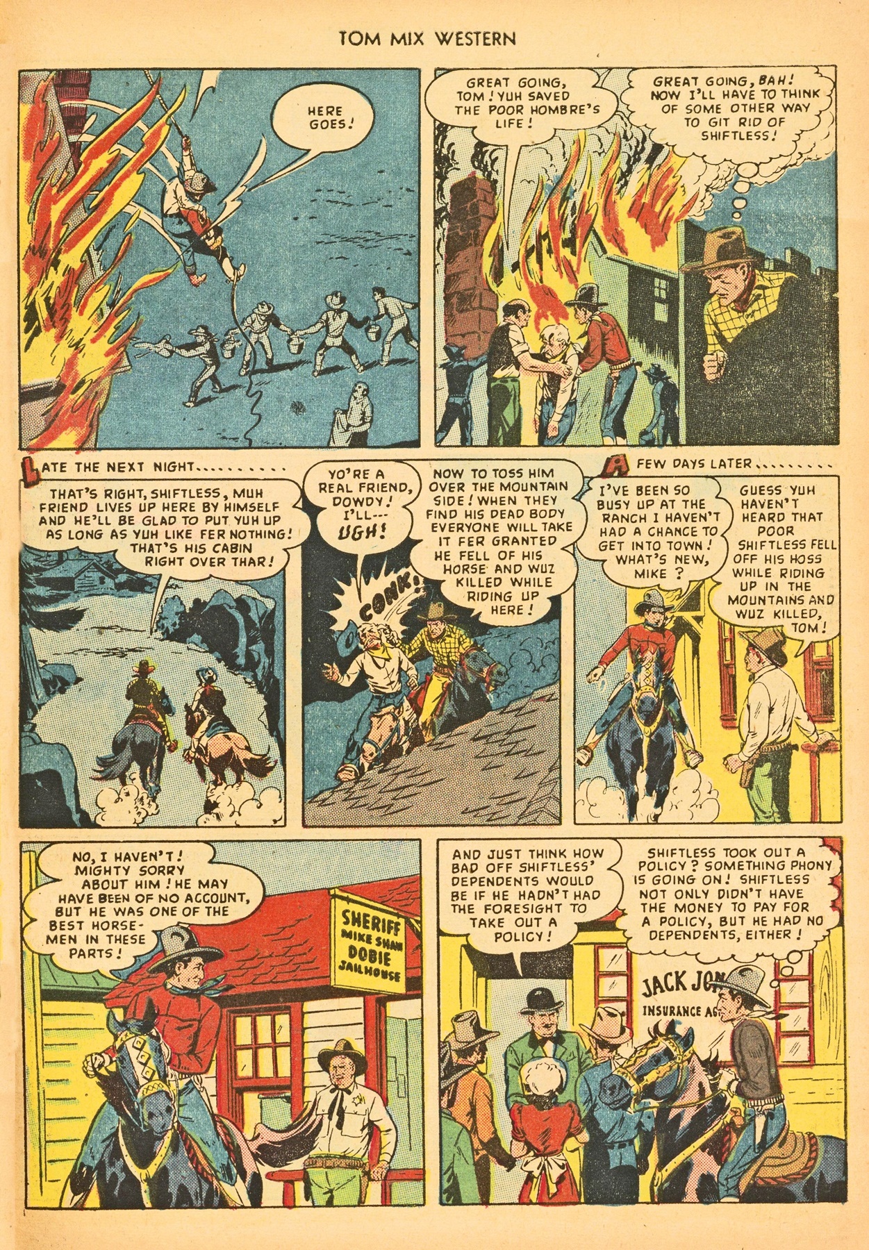 Read online Tom Mix Western (1948) comic -  Issue #21 - 47