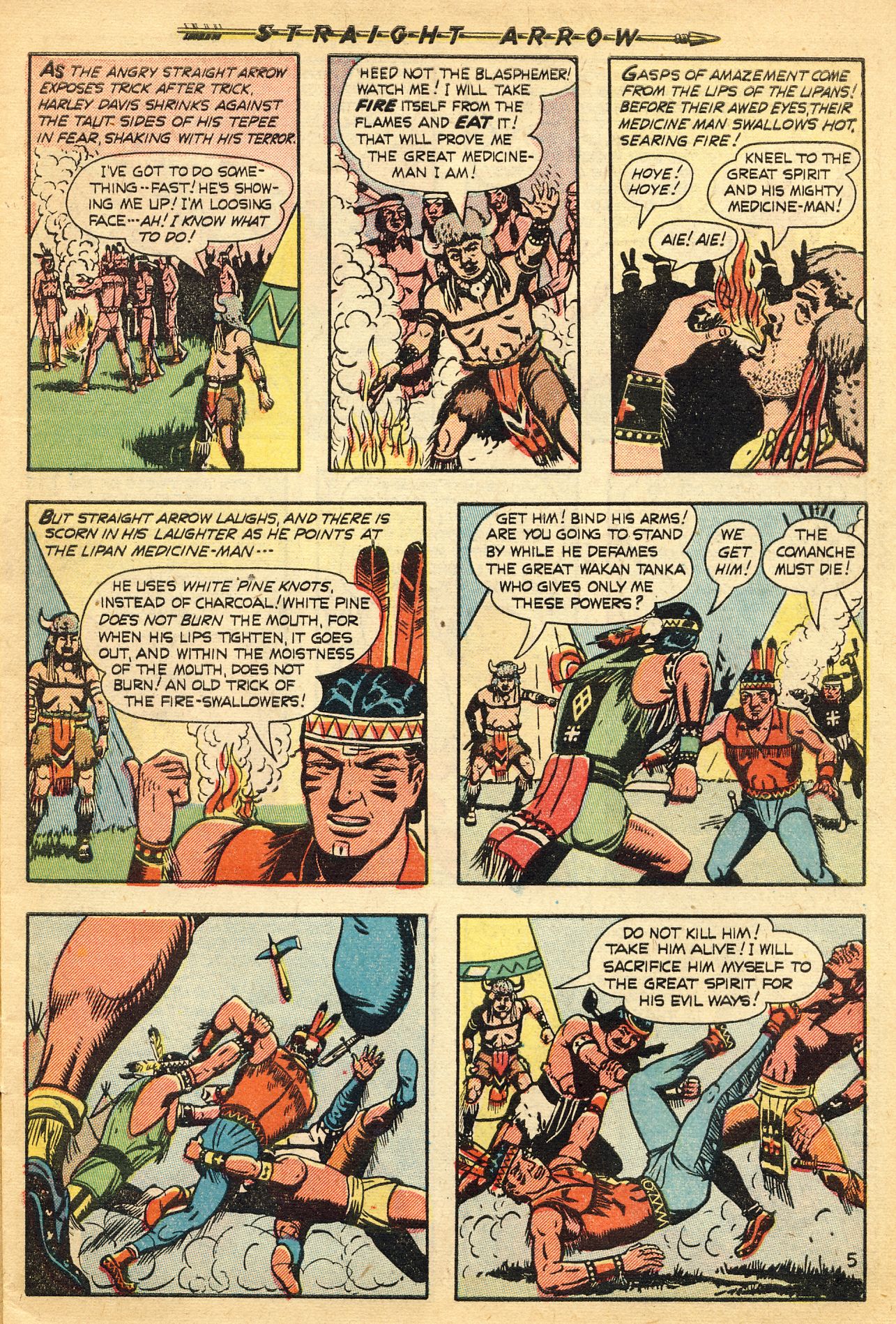 Read online Straight Arrow comic -  Issue #16 - 7