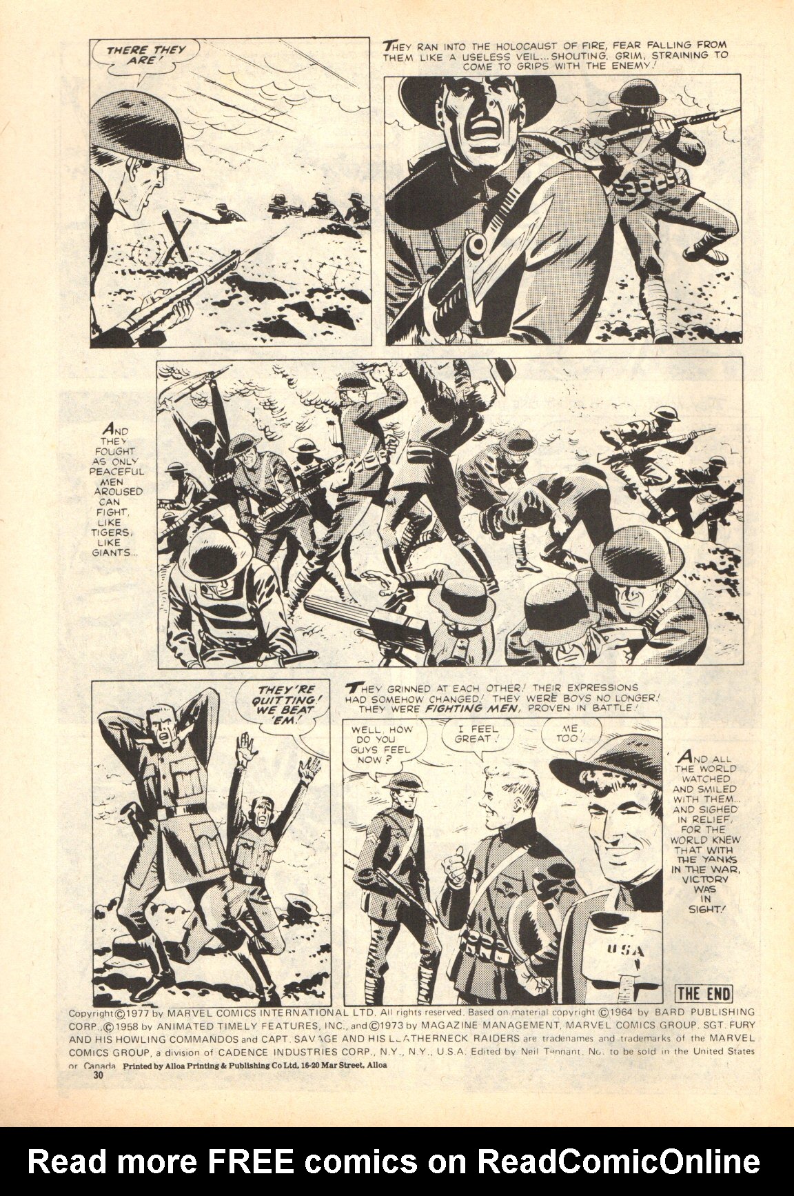 Read online Fury (1977) comic -  Issue #20 - 30