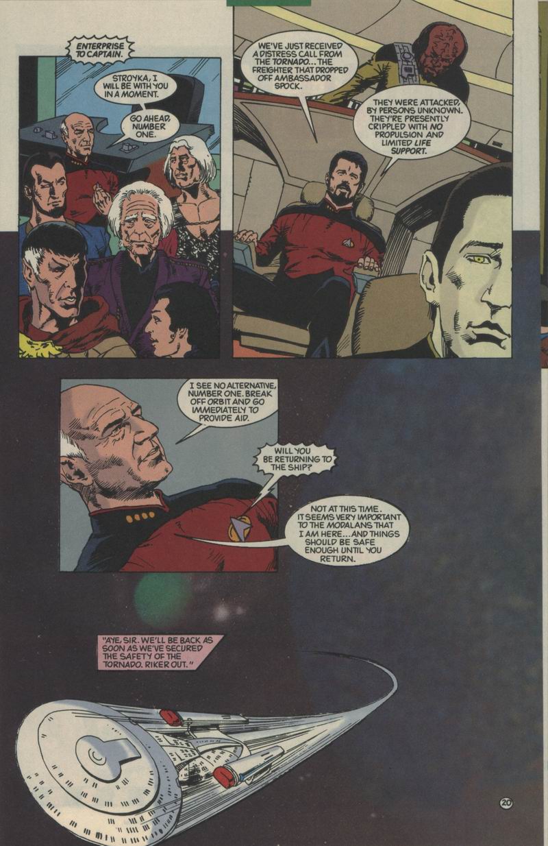 Read online Star Trek: The Next Generation - The Modala Imperative comic -  Issue #2 - 20