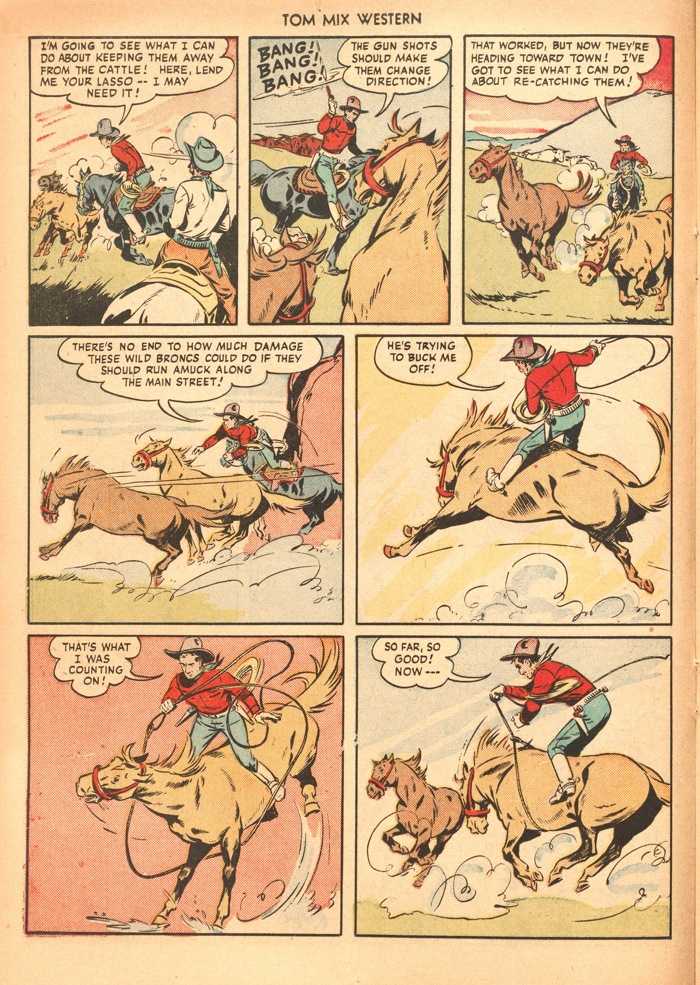 Read online Tom Mix Western (1948) comic -  Issue #36 - 24
